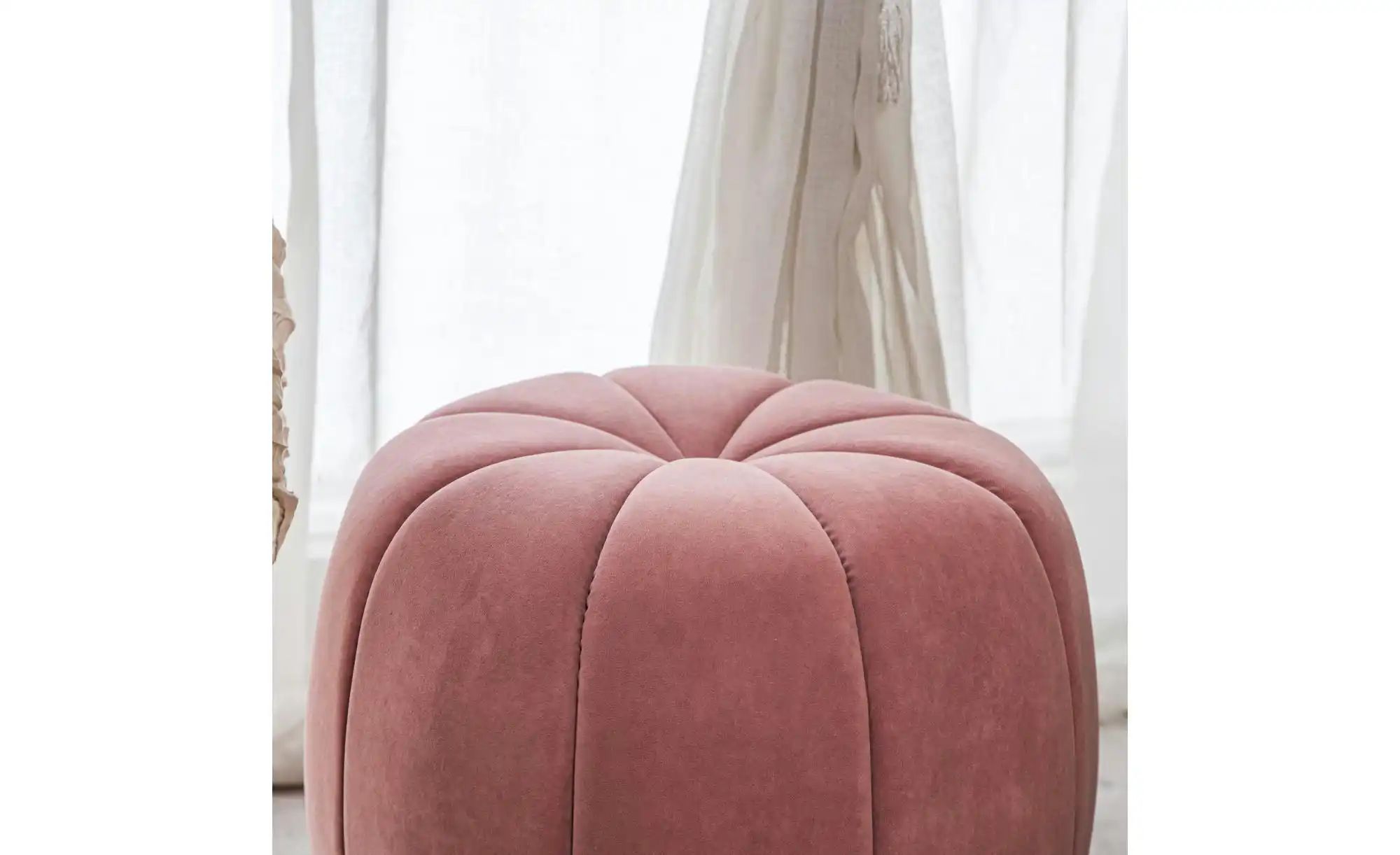 Thumbnail - Pouf ¦ rosa/pink ¦ Maße (cm): B: 50 H: 38 Polstermöbel > Hocker > Sitzpouf - Höffner