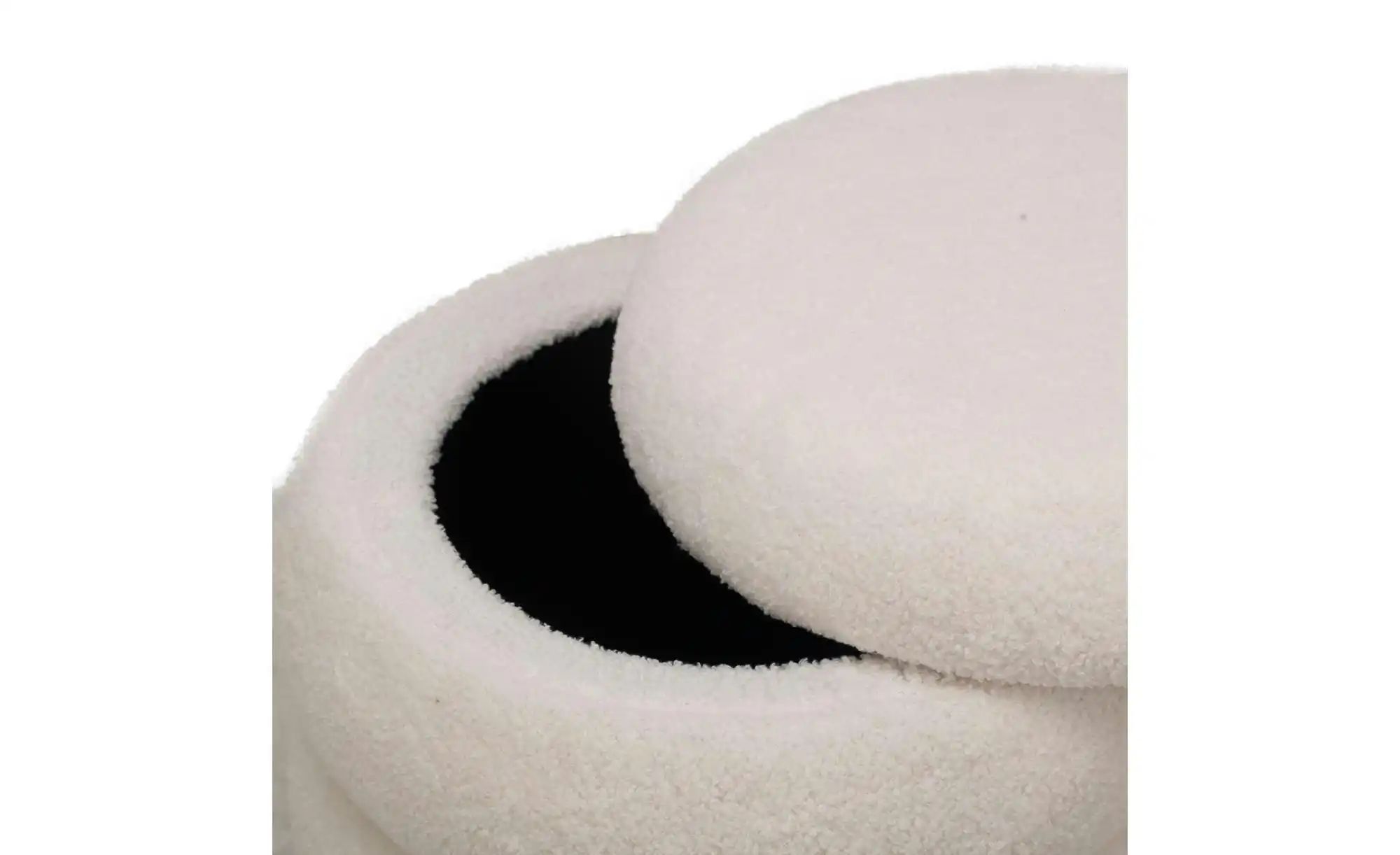 Pouf   ¦ weiß ¦ Maße (cm): B: 40 H: 41 Polstermöbel > Hocker > Sitzpouf - H günstig online kaufen