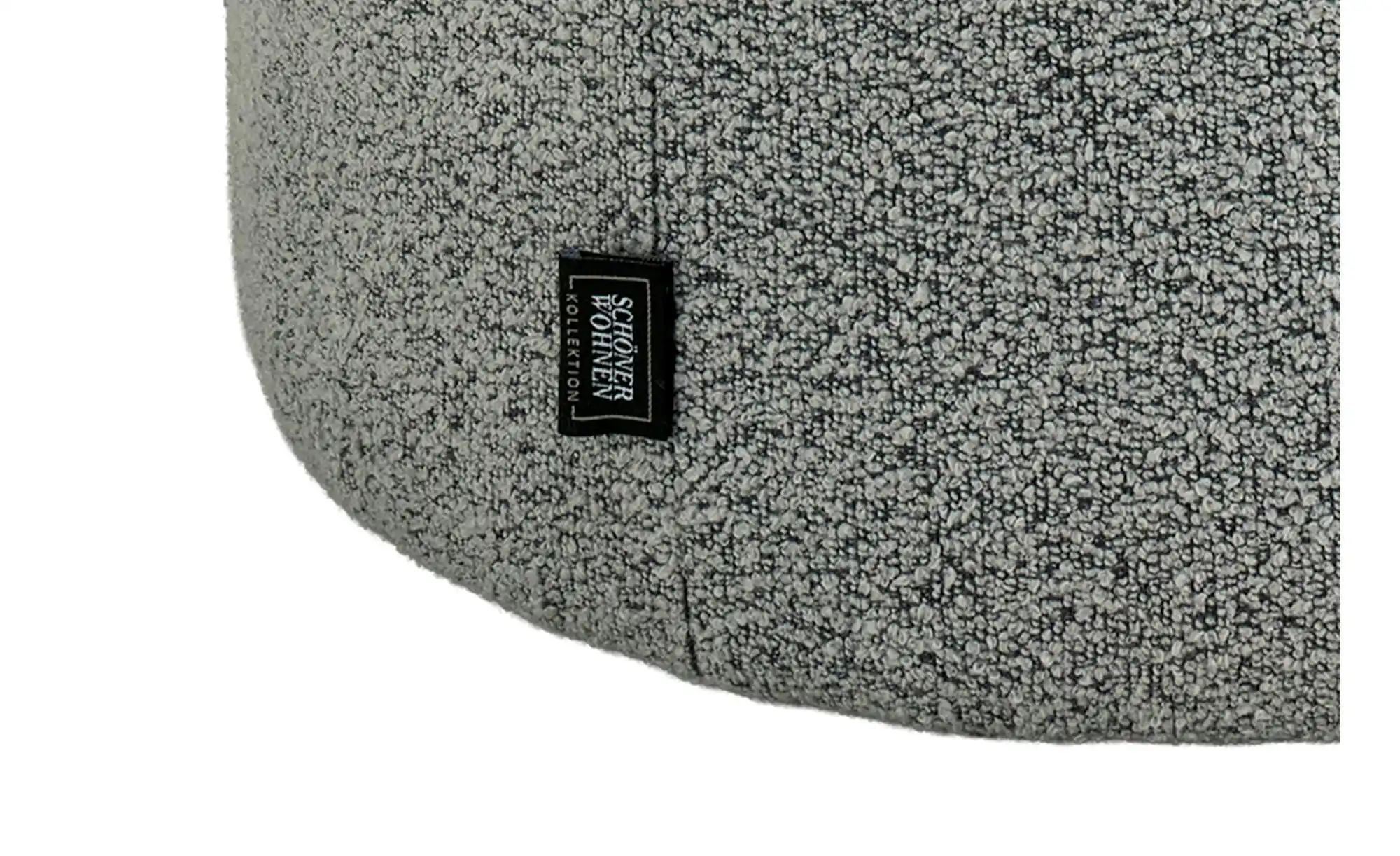 Thumbnail - SCHÖNER WOHNEN Kollektion Pouf ¦ grau ¦ Maße (cm): H: 34 Ø: 50 Polstermöbel > Hocker > Sitzsäcke - Höffner