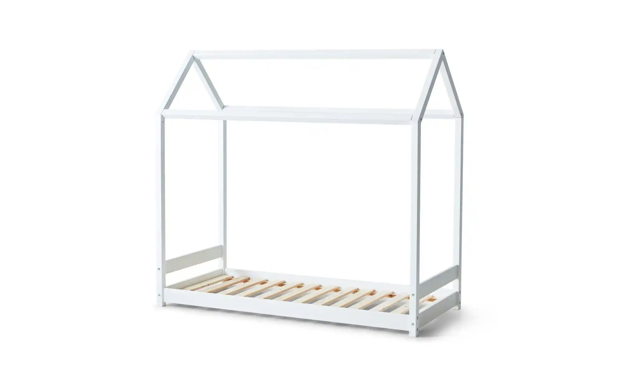 Hoppekids Motessori Hausbett   ¦ weiß ¦ Maße (cm): B: 76 H: 154 Betten > Be günstig online kaufen