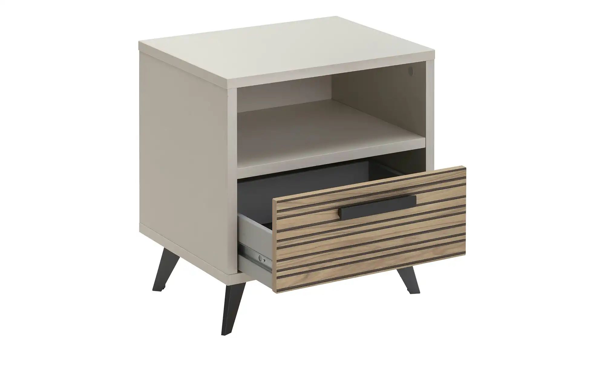 Nachtkommode  Bjarne ¦ beige ¦ Maße (cm): B: 50,4 H: 55,5 T: 40.5 Tische > günstig online kaufen