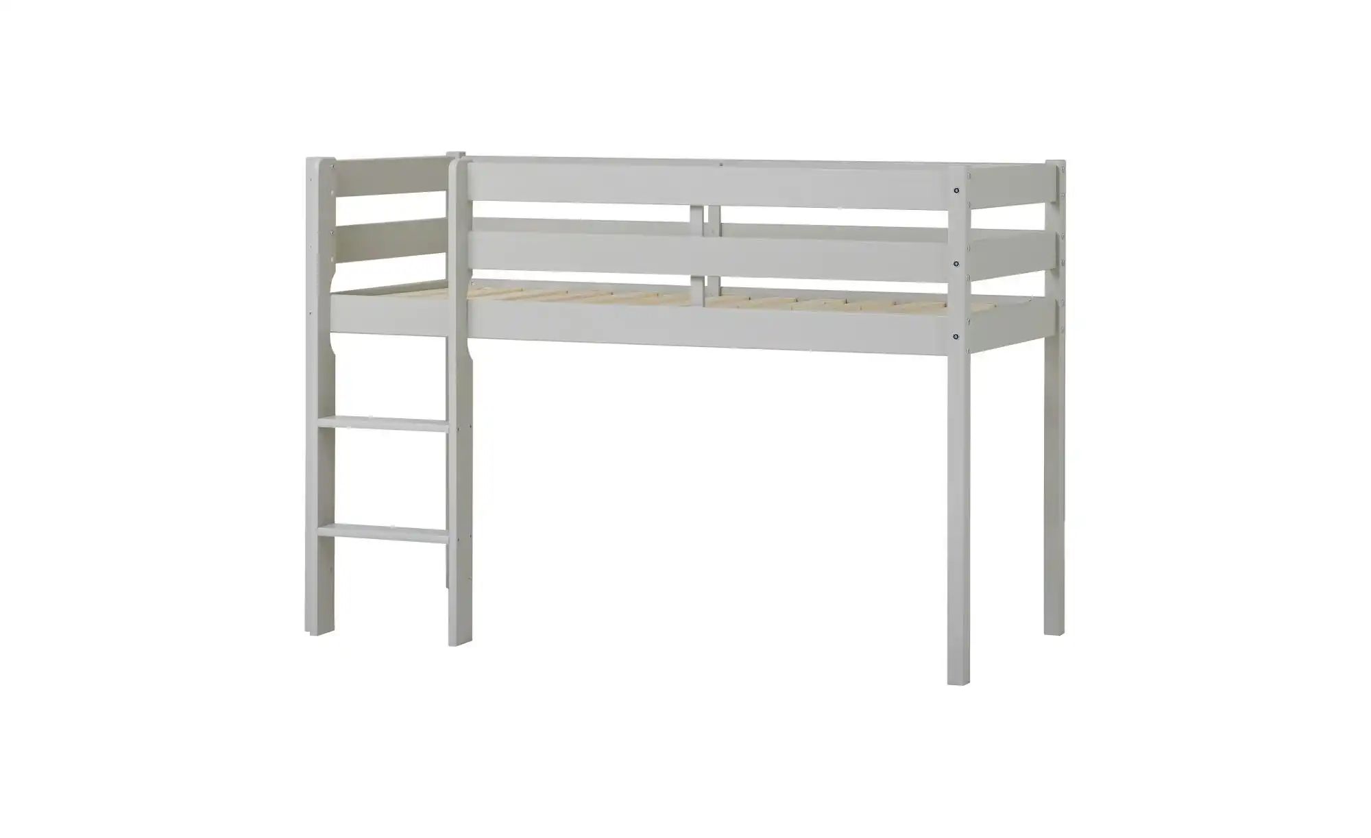 Hoppekids Halbhochbett   ¦ grau ¦ Maße (cm): B: 76 H: 114 Betten > Bettgest günstig online kaufen
