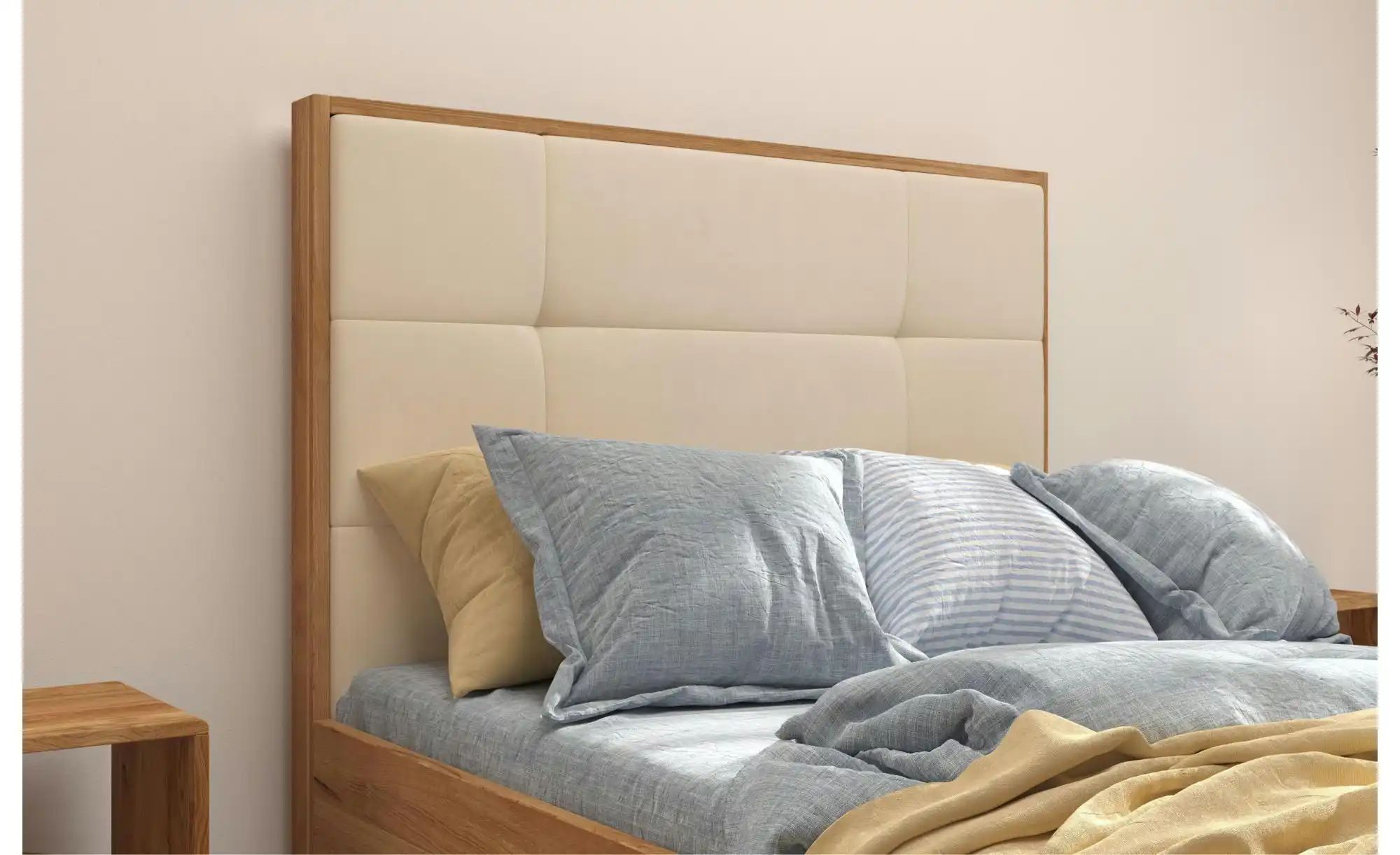 Thumbnail - Massivholzbett Eiche Frida ¦ holzfarben ¦ Maße (cm): B: 166 H: 130 Betten > Bettgestelle - Höffner