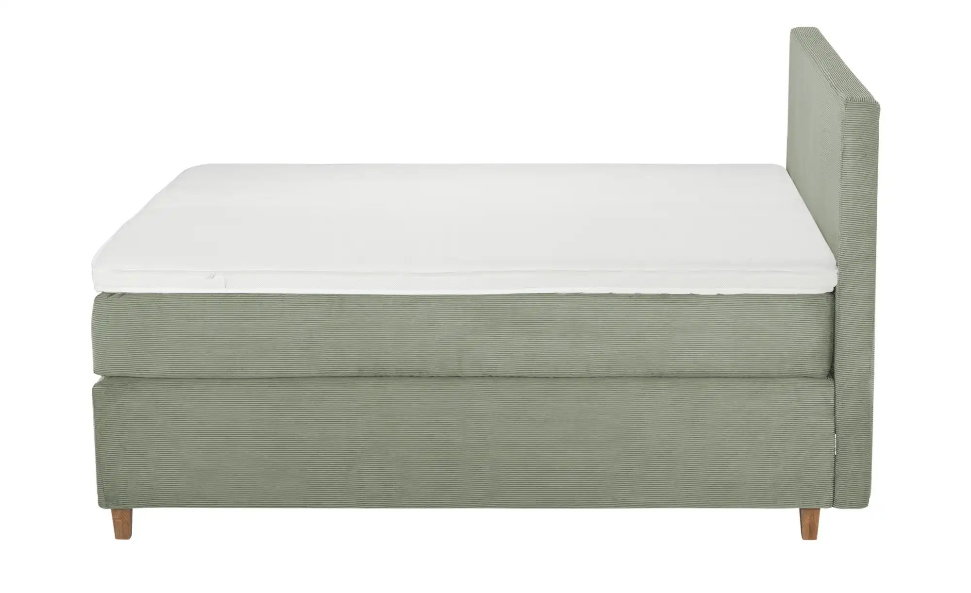 Jette Home Boxspringbett  Jette Flex ¦ grün ¦ Maße (cm): B: 145 H: 120,5 Be günstig online kaufen