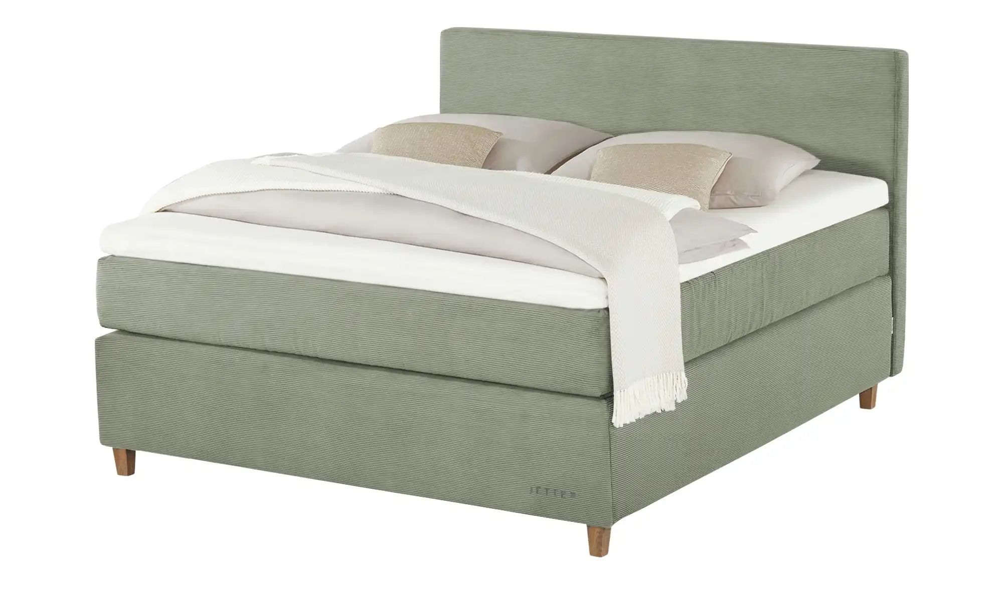 Jette Home Boxspringbett  Jette Flex ¦ grün ¦ Maße (cm): B: 185 H: 120,5 Be günstig online kaufen