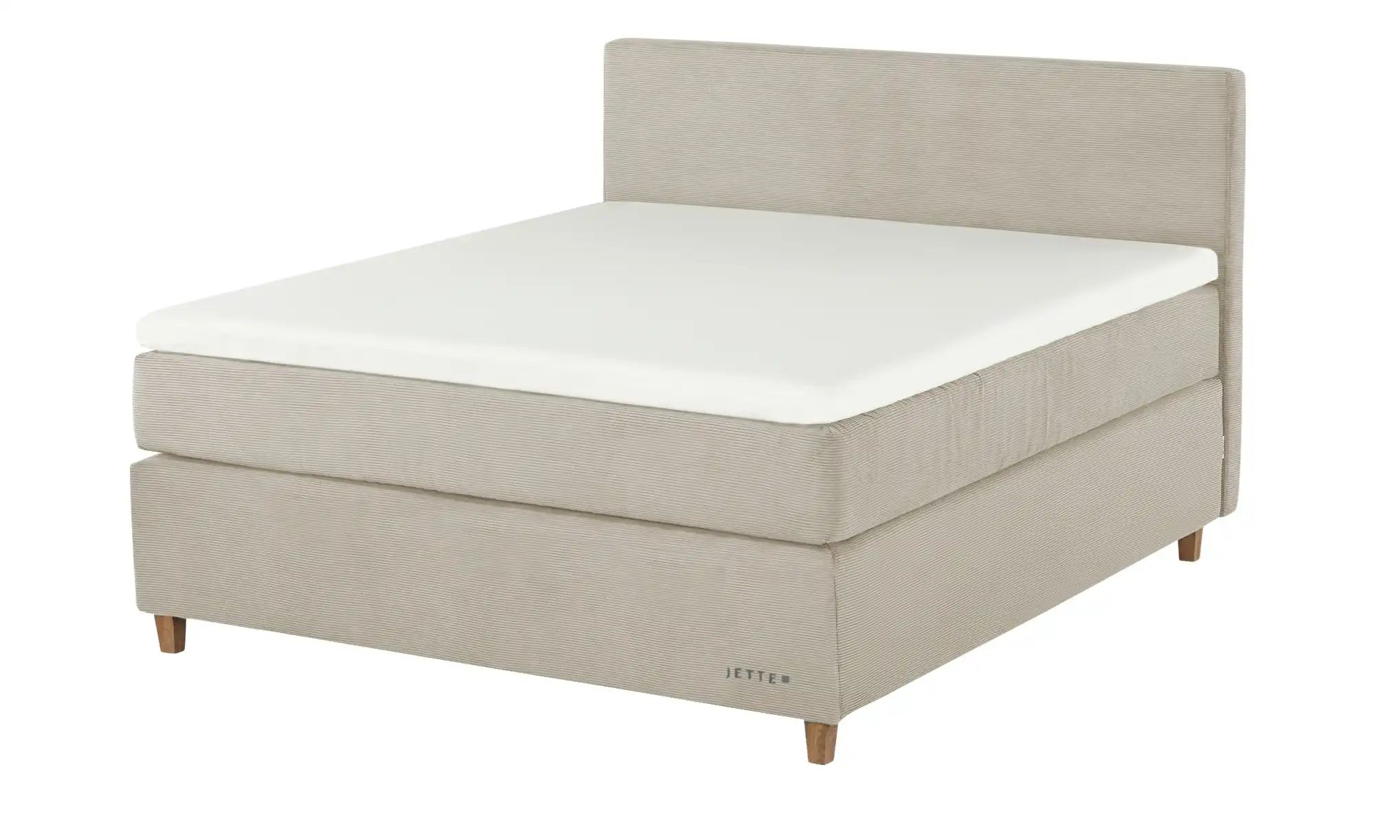Jette Home Boxspringbett  Jette Flex ¦ beige ¦ Maße (cm): B: 145 H: 120,5 B günstig online kaufen