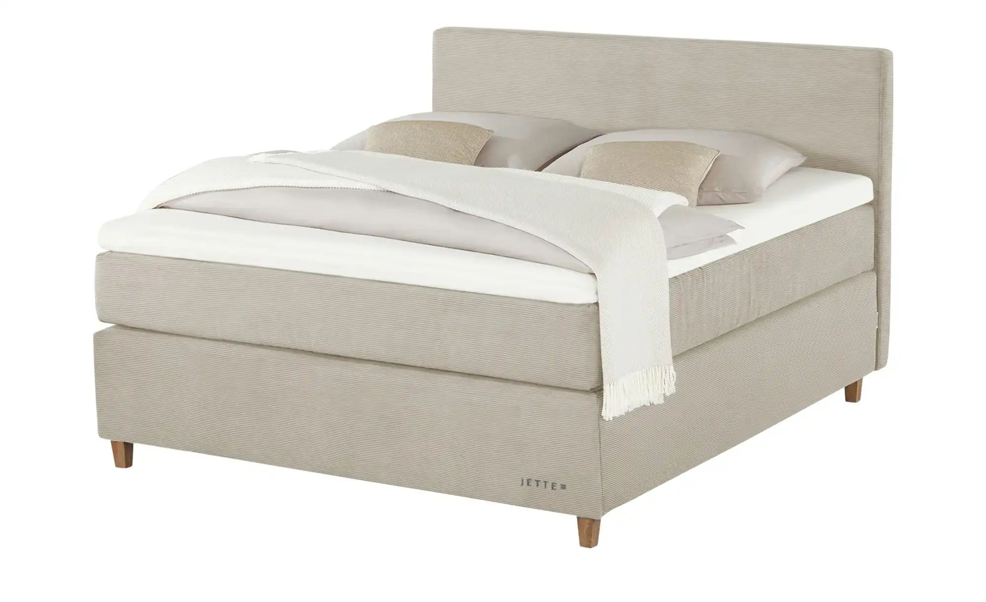 Jette Home Boxspringbett  Jette Flex ¦ beige ¦ Maße (cm): B: 205 H: 120,5 B günstig online kaufen