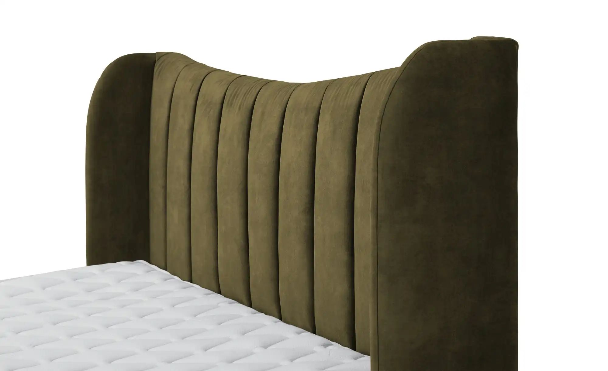 Thumbnail - Kings and Queens Boxspringbett Uldur ¦ grün ¦ Maße (cm): B: 194 H: 122 Betten > Boxspringbetten > Boxspringbetten 180x2...