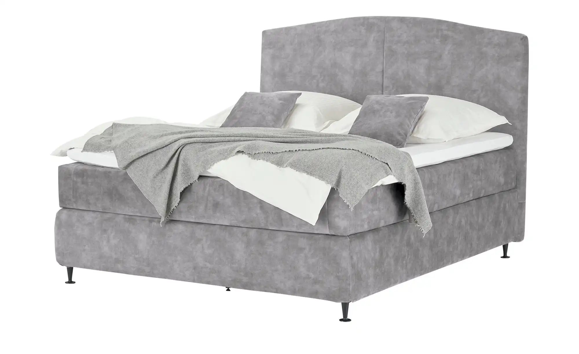 Kings and Queens Boxspringbett  Skyer ¦ grau ¦ Maße (cm): B: 184 H: 132 Bet günstig online kaufen