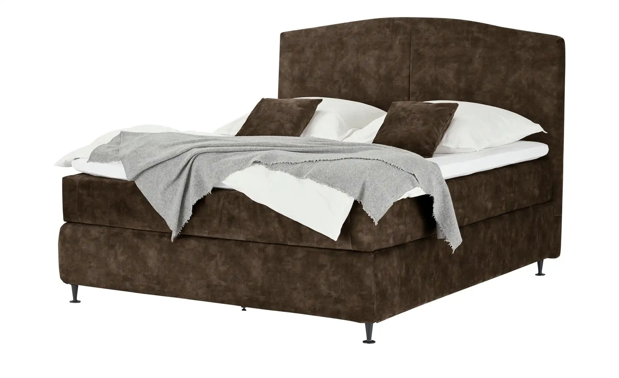 Kings and Queens Boxspringbett  Skyer ¦ braun ¦ Maße (cm): B: 164 H: 132 Be günstig online kaufen