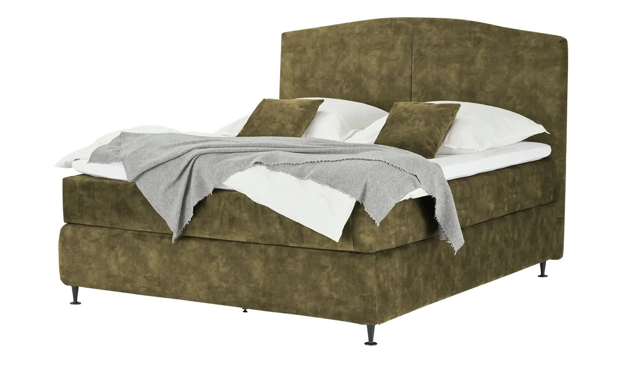Kings and Queens Boxspringbett  Skyer ¦ grün ¦ Maße (cm): B: 184 H: 132 Bet günstig online kaufen