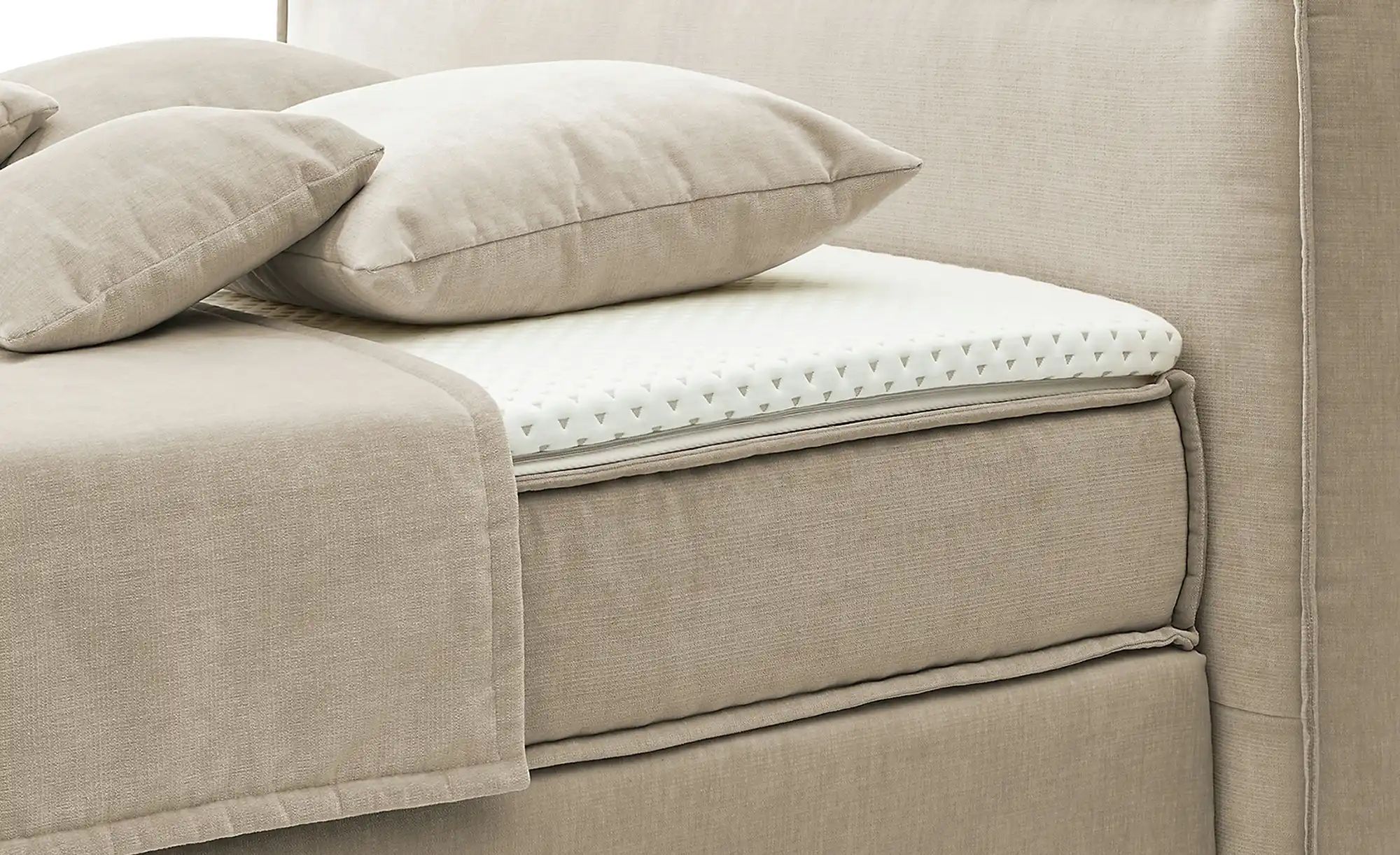 Thumbnail - Musterring Boxspringbett  JustB! ¦ beige ¦ Maße (cm): B: 200 H: 115 Betten > Boxspringbetten - Höffner