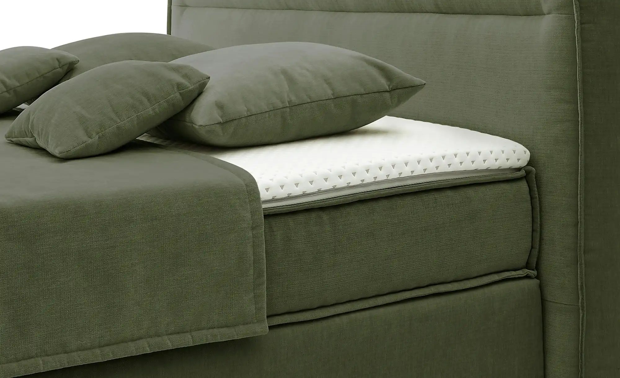 Musterring Boxspringbett  JustB! ¦ grün ¦ Maße (cm): B: 200 H: 115 Betten > günstig online kaufen