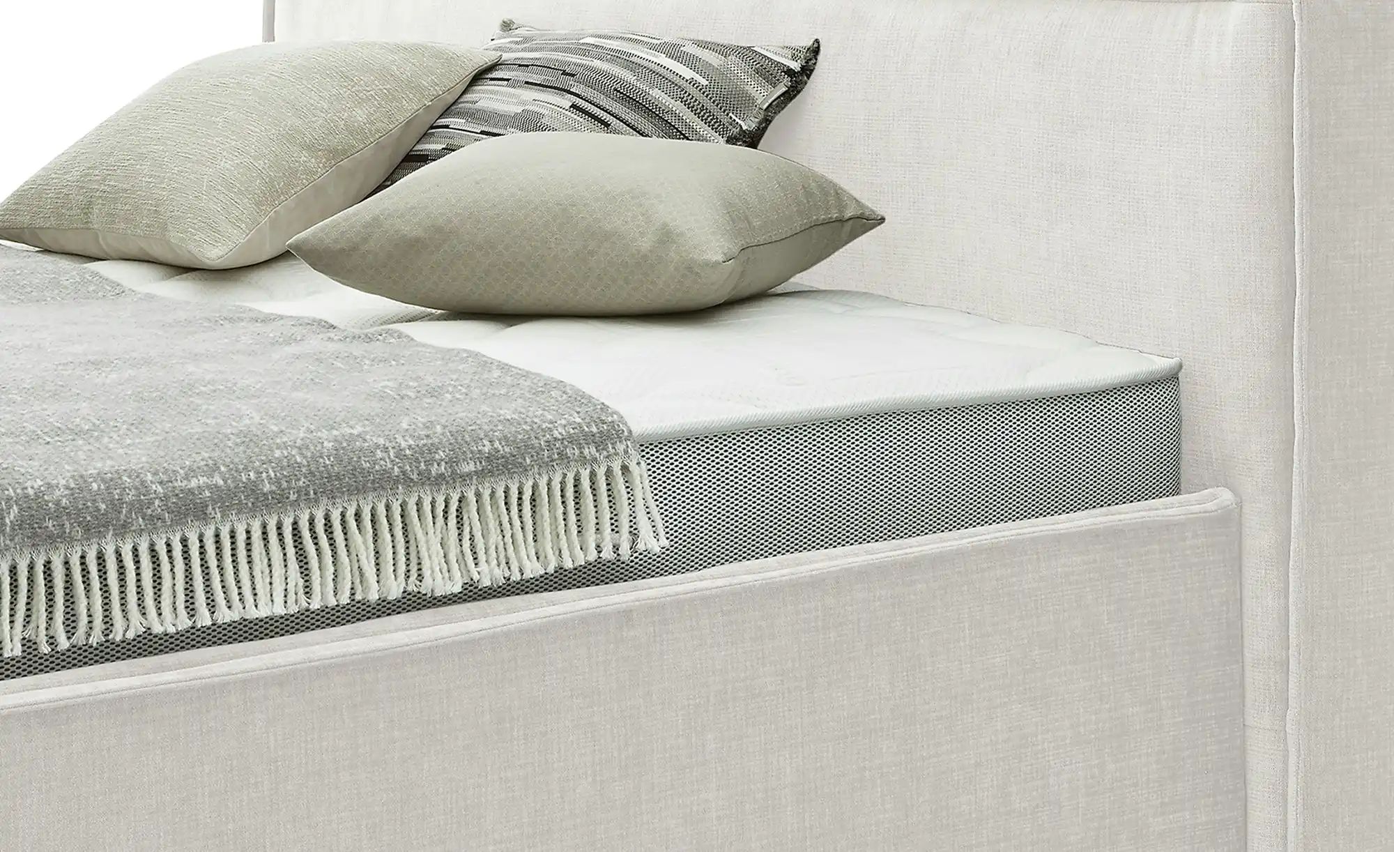 Thumbnail - Musterring Polsterbett JustB! ¦ creme ¦ Maße (cm): B: 206 H: 115 Betten > Komfortbetten - Höffner