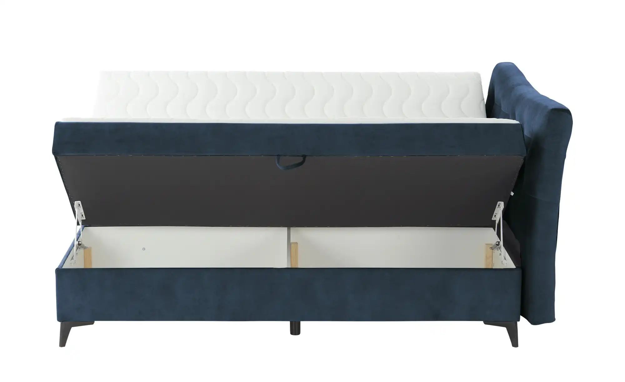Thumbnail - Boxbett mit Bettkasten Melrose ¦ blau ¦ Maße (cm): B: 182 H: 109 Betten > Polsterbetten - Höffner