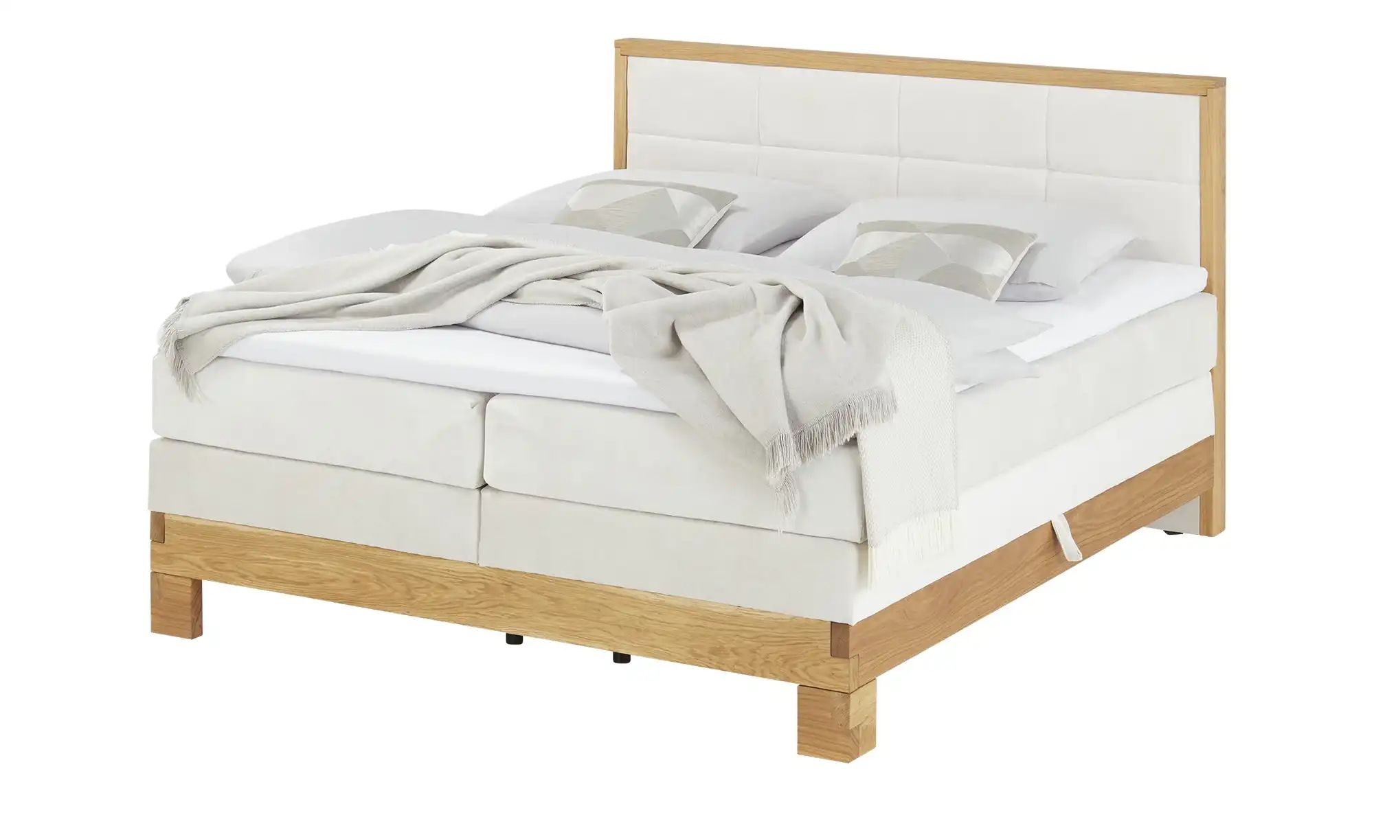 Gray & Jones Boxspringbett mit Bettkasten  Maestro ¦ beige ¦ Maße (cm): B: günstig online kaufen