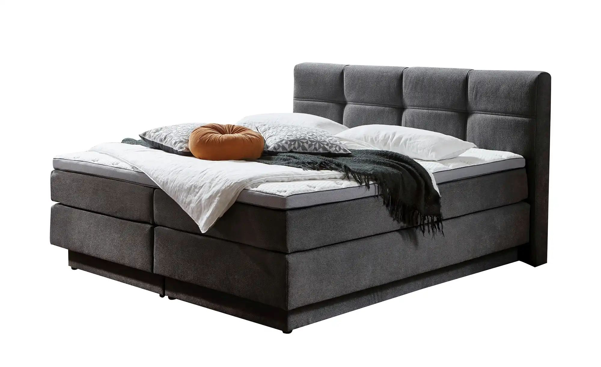 uno Boxspringbett Chicago ¦ grau ¦ Maße (cm): B: 168 H: 112 Betten > Boxspringbetten - Höffner
