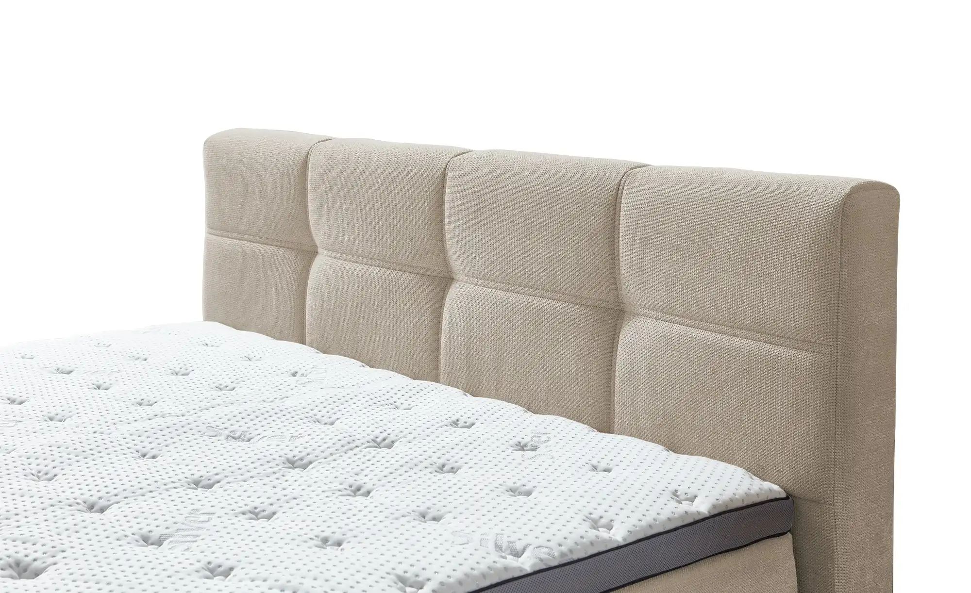 Thumbnail - uno Boxspringbett Chicago ¦ creme ¦ Maße (cm): B: 168 H: 112 Betten > Boxspringbetten - Höffner