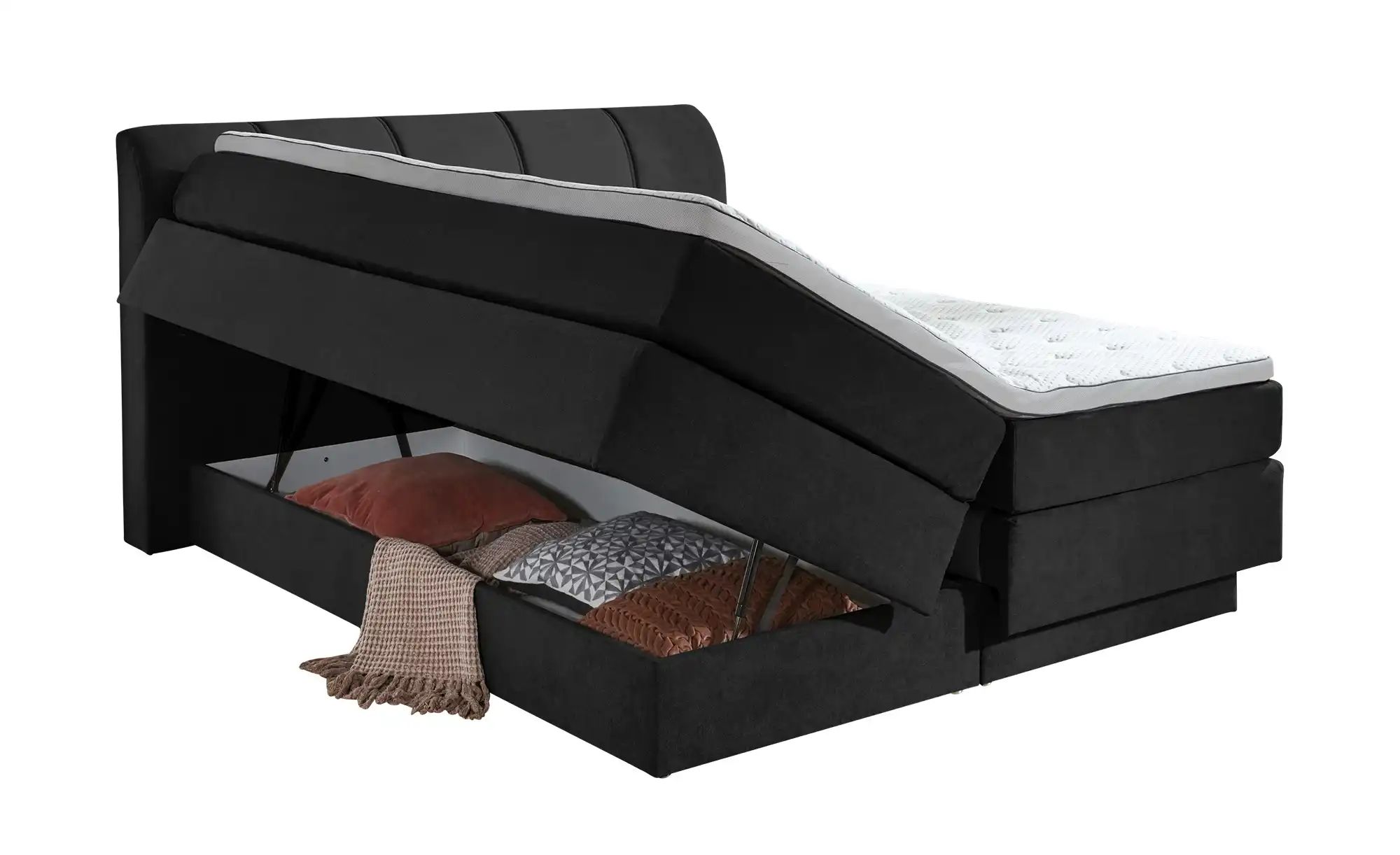 uno Boxspringbett  Ottawa ¦ grau ¦ Maße (cm): B: 188 H: 108 Betten > Boxspr günstig online kaufen