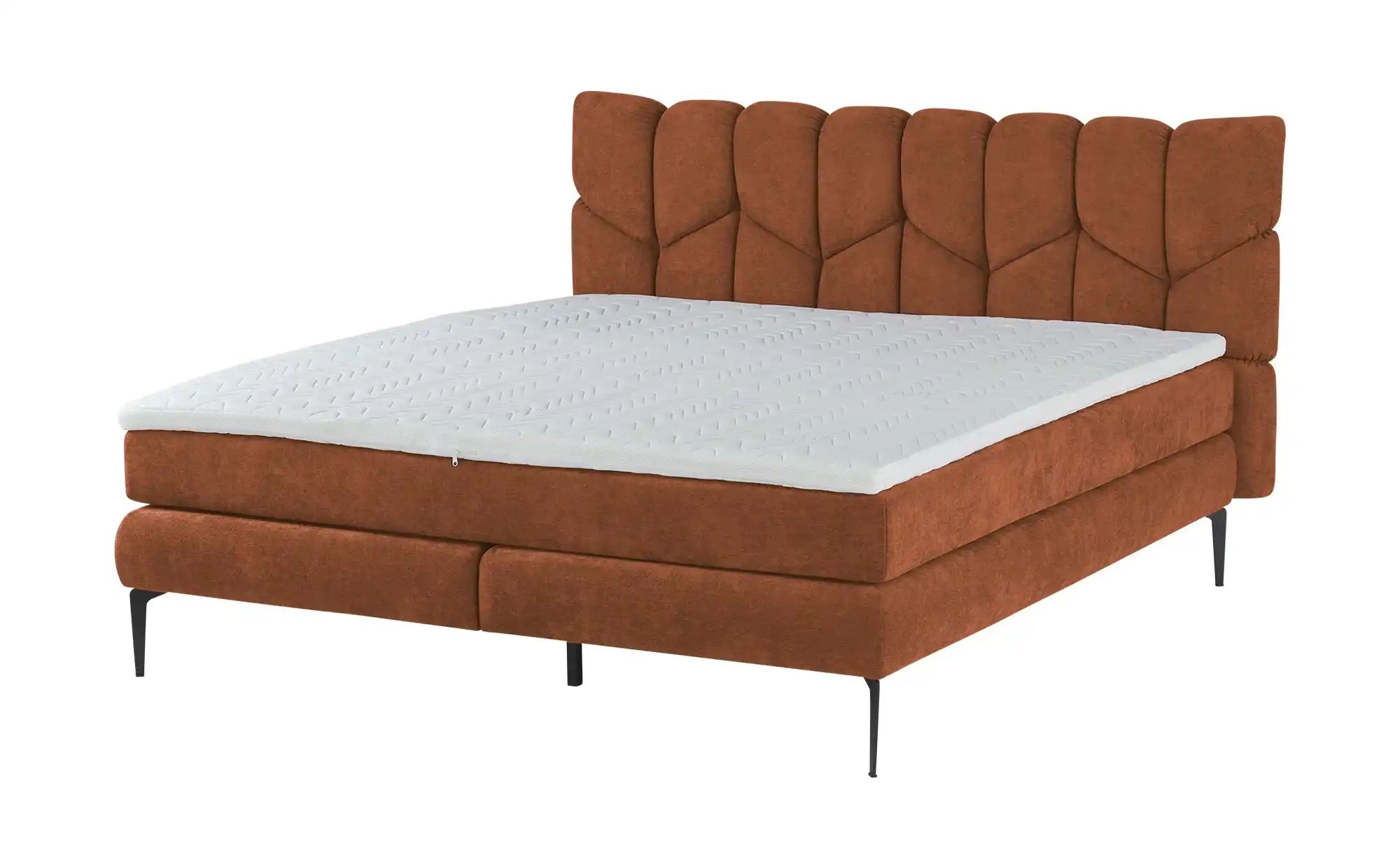 switch Boxspringbett  Bari ¦ orange ¦ Maße (cm): B: 155 H: 110 Betten > Ein günstig online kaufen
