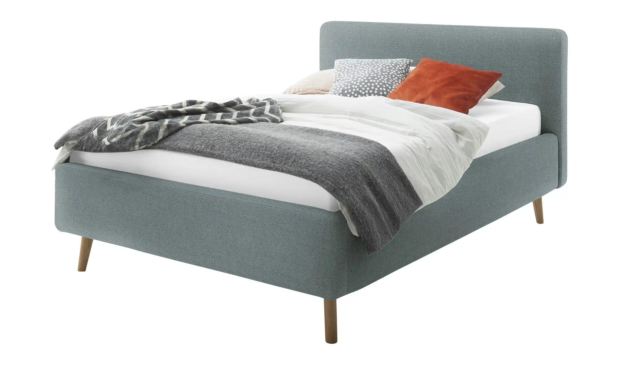 Polsterbett  Mattis ¦ blau ¦ Maße (cm): B: 161 H: 105 Betten > Komfortbette günstig online kaufen