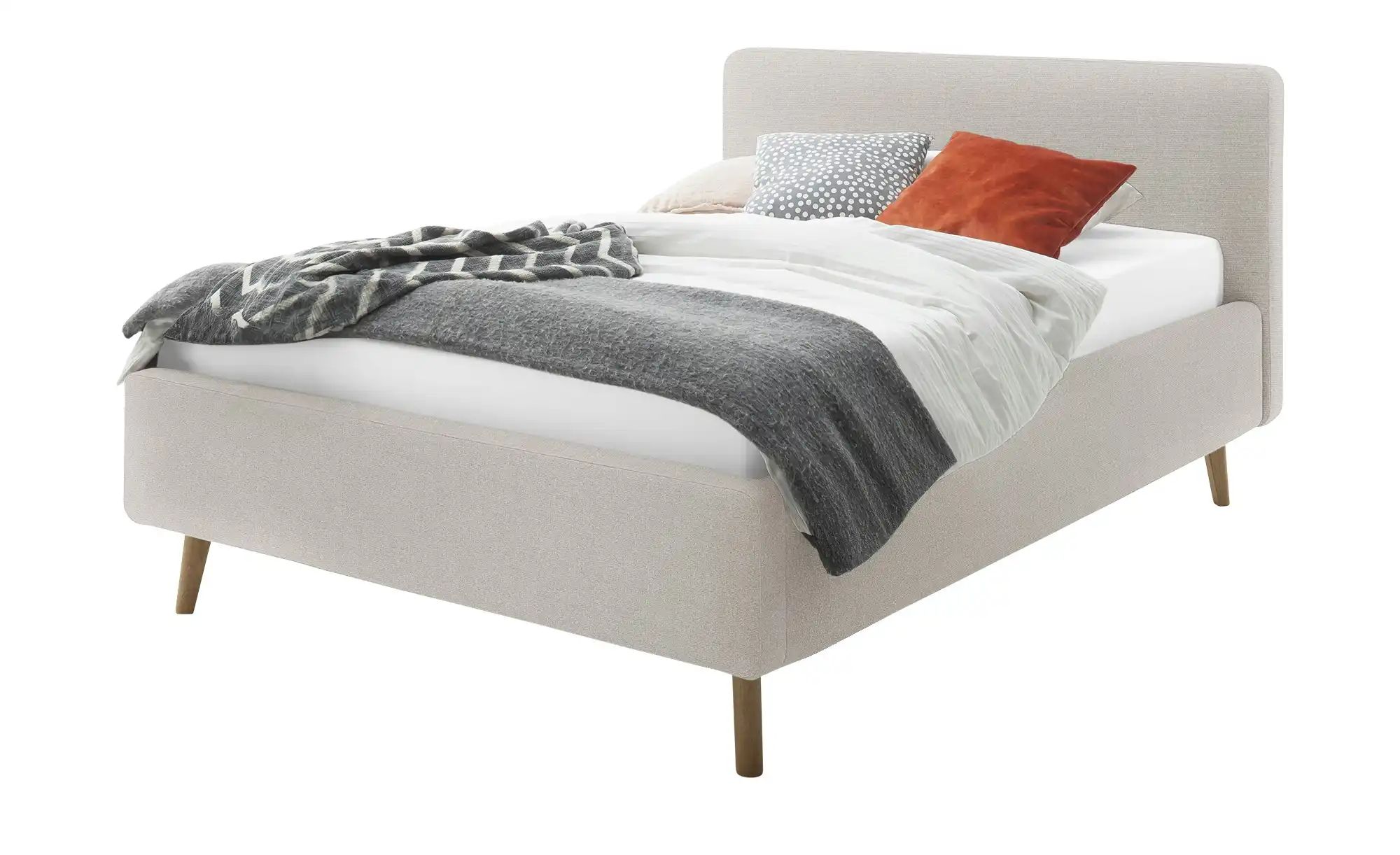 Polsterbett  Mattis ¦ beige ¦ Maße (cm): B: 161 H: 105 Betten > Komfortbett günstig online kaufen