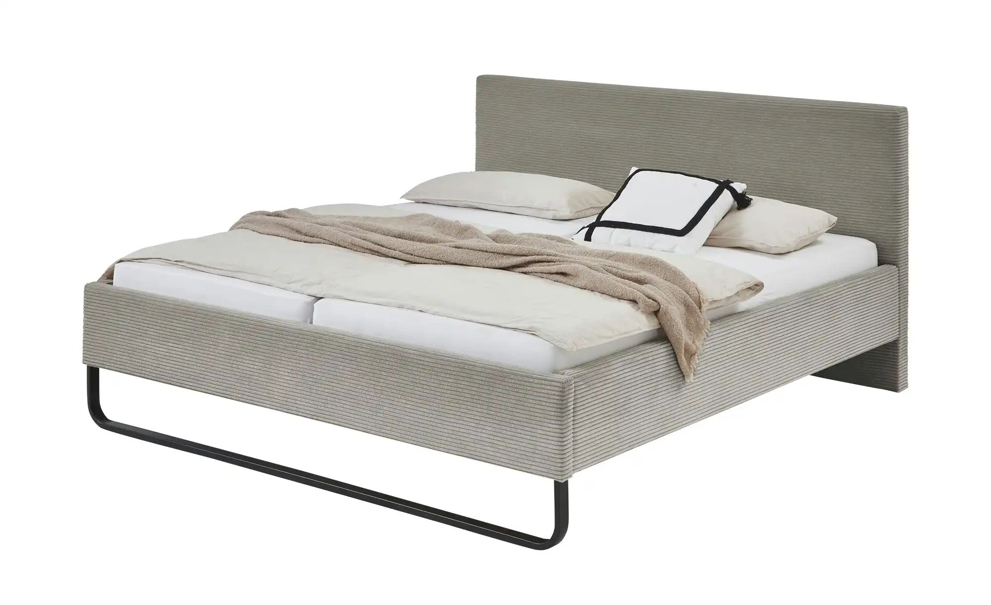 Polsterbett  Stowe ¦ grau ¦ Maße (cm): B: 191 H: 100 Betten > Polsterbetten günstig online kaufen