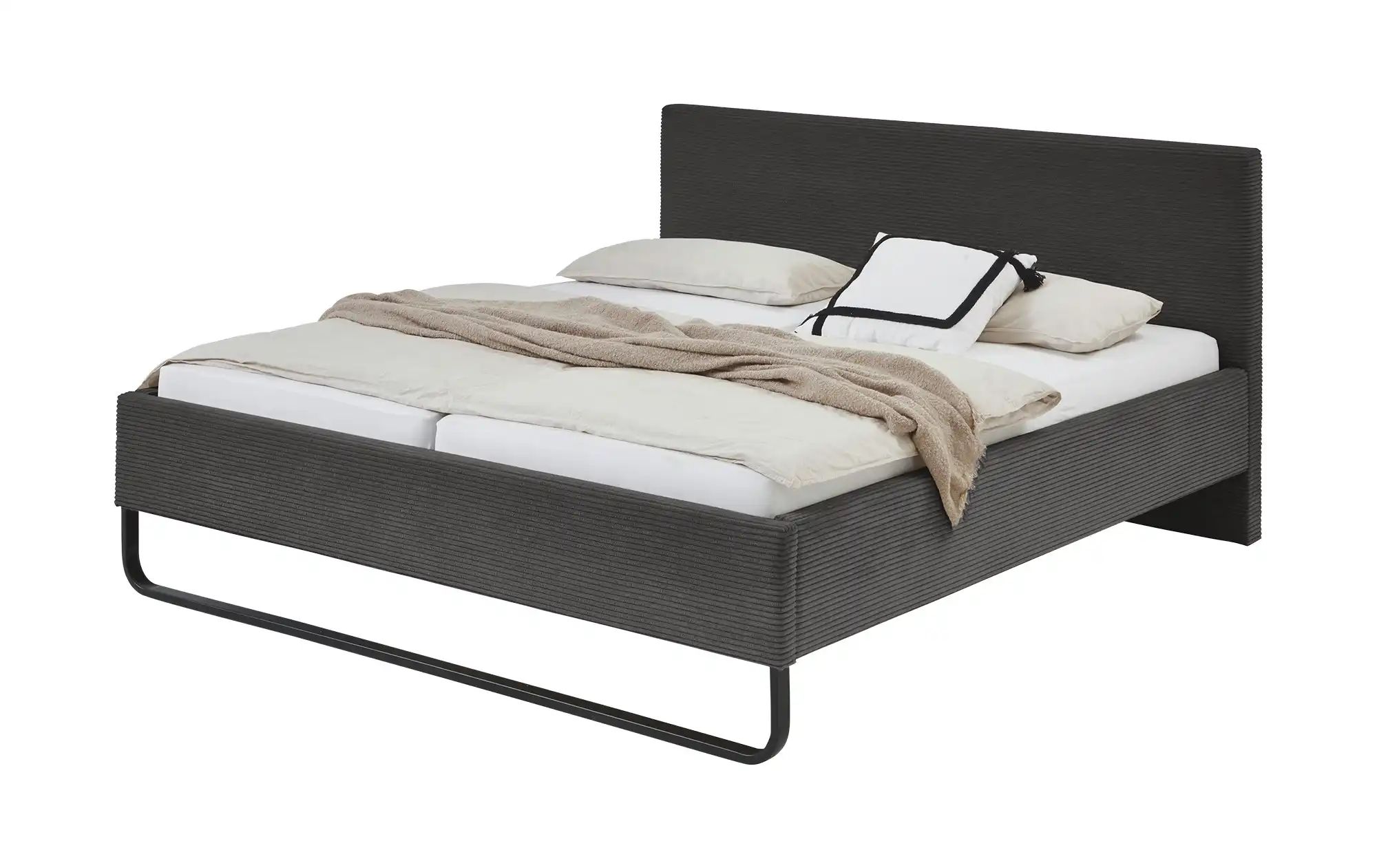 Polsterbett  Stowe ¦ grau ¦ Maße (cm): B: 191 H: 100 Betten > Polsterbetten günstig online kaufen