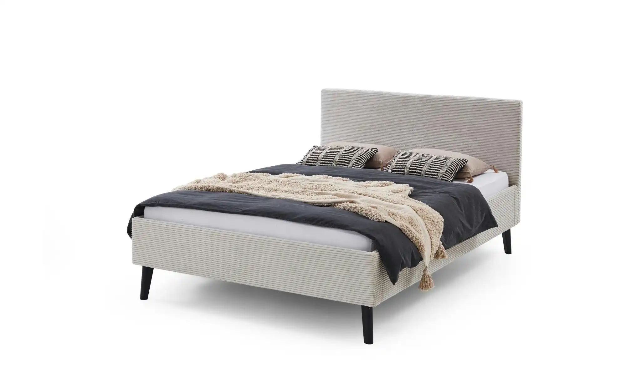 Polsterbett  Coleraine ¦ beige ¦ Maße (cm): B: 146 H: 100 Betten > Polsterb günstig online kaufen