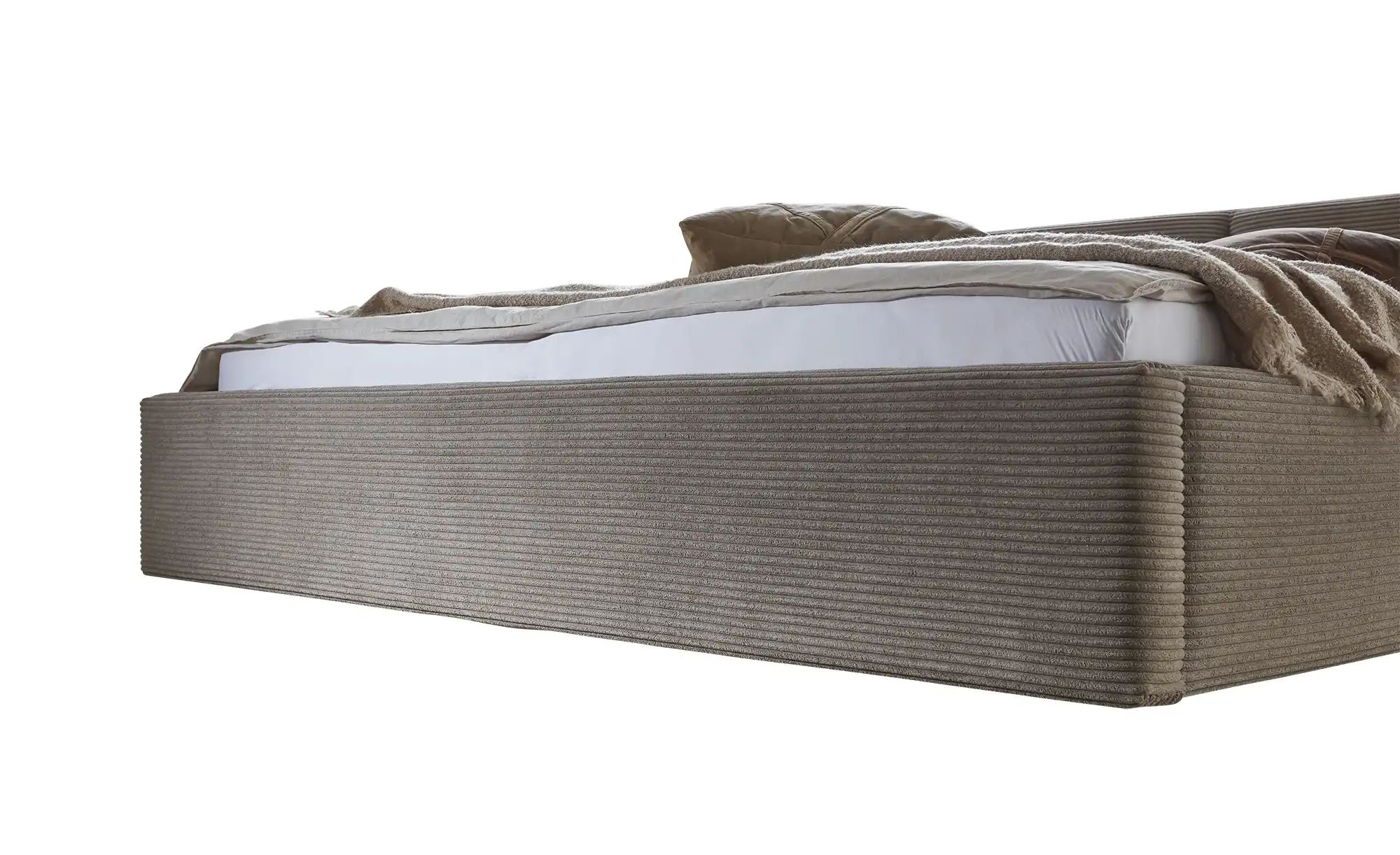 Polsterbett  Colville ¦ grau ¦ Maße (cm): B: 218 H: 82 Betten > Polsterbett günstig online kaufen