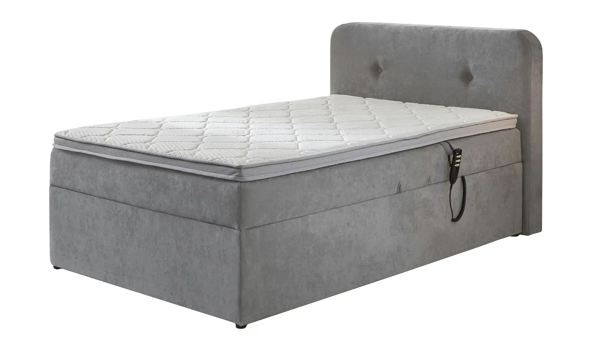 Boxbett elektrisch mit Stauraum  Rutland ¦ grau ¦ Maße (cm): B: 110 H: 104 günstig online kaufen