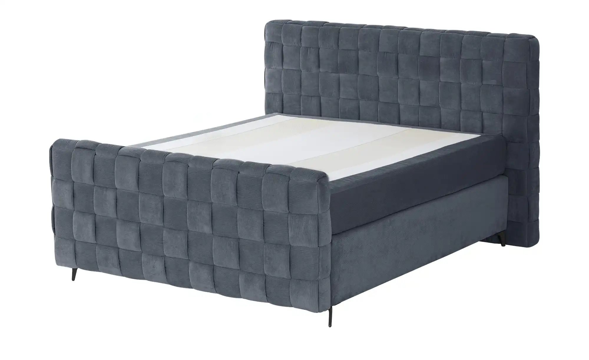 Thumbnail - Wohnwert Boxspringbett  Tefla ¦ grau ¦ Maße (cm): B: 222 H: 132,5 Betten > Komfortbetten - Höffner
