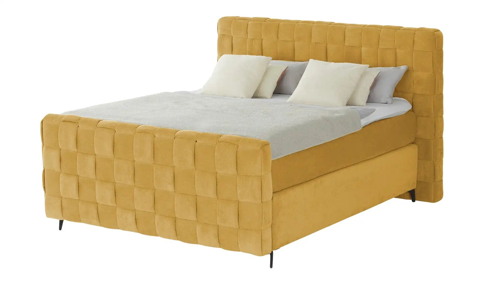 Wohnwert Boxspringbett  Tefla ¦ grau ¦ Maße (cm): B: 182 H: 132,5 Betten > günstig online kaufen