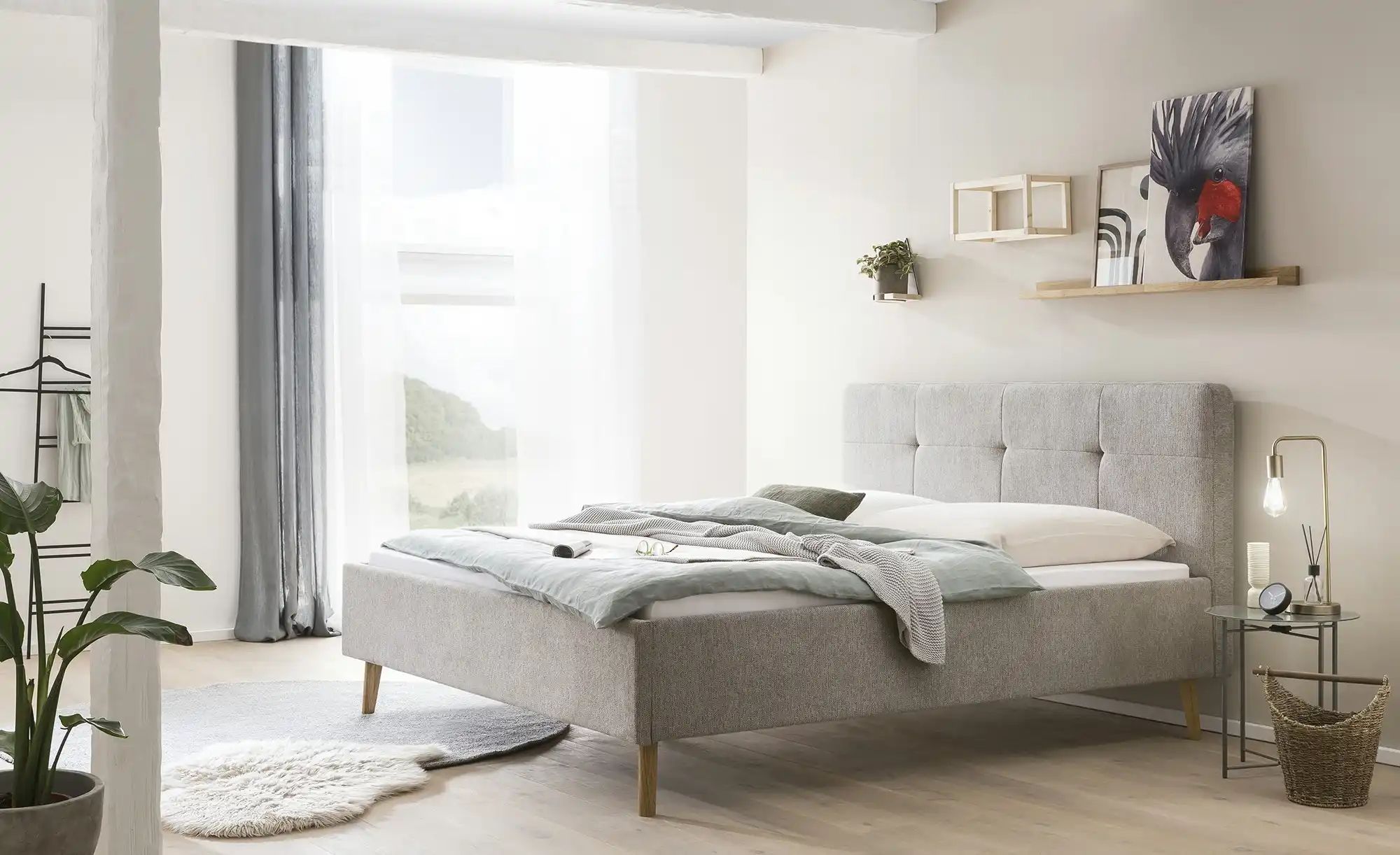 Polsterbett  Netley ¦ beige ¦ Maße (cm): B: 189 H: 110 Betten > Komfortbett günstig online kaufen