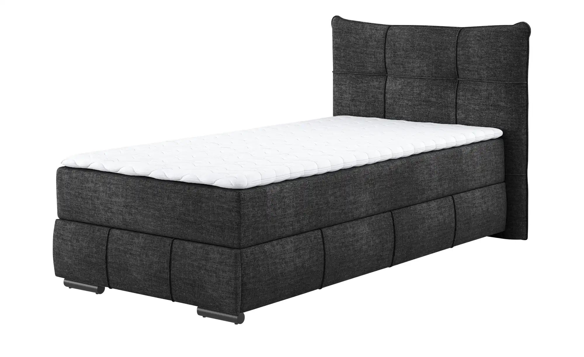 Boxbett  Margam ¦ schwarz ¦ Maße (cm): B: 125 H: 109 Betten > Polsterbetten günstig online kaufen