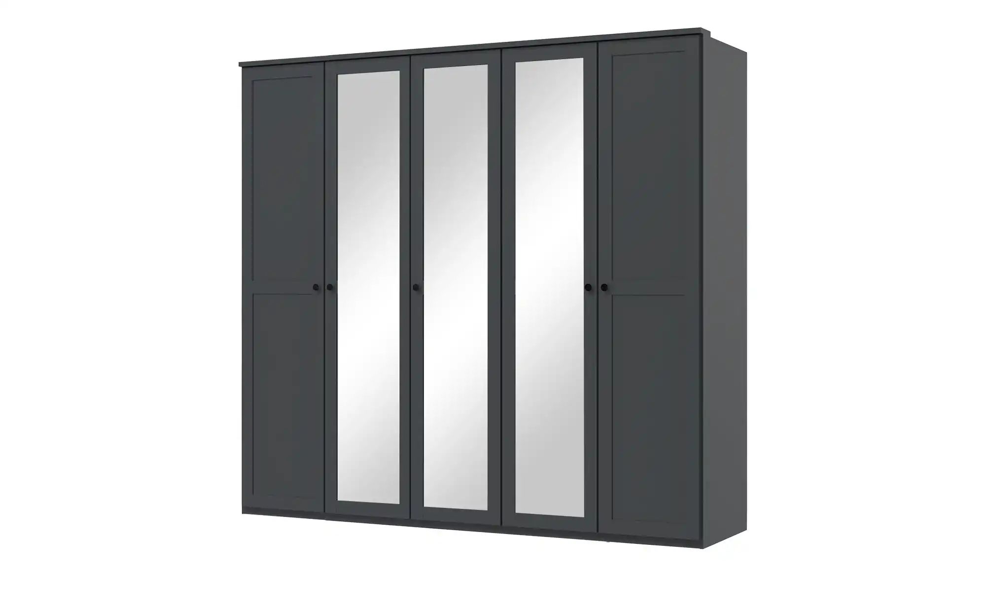 Drehtürenschrank  Chalet ¦ schwarz ¦ Maße (cm): B: 225 H: 210 T: 58 Schränk günstig online kaufen