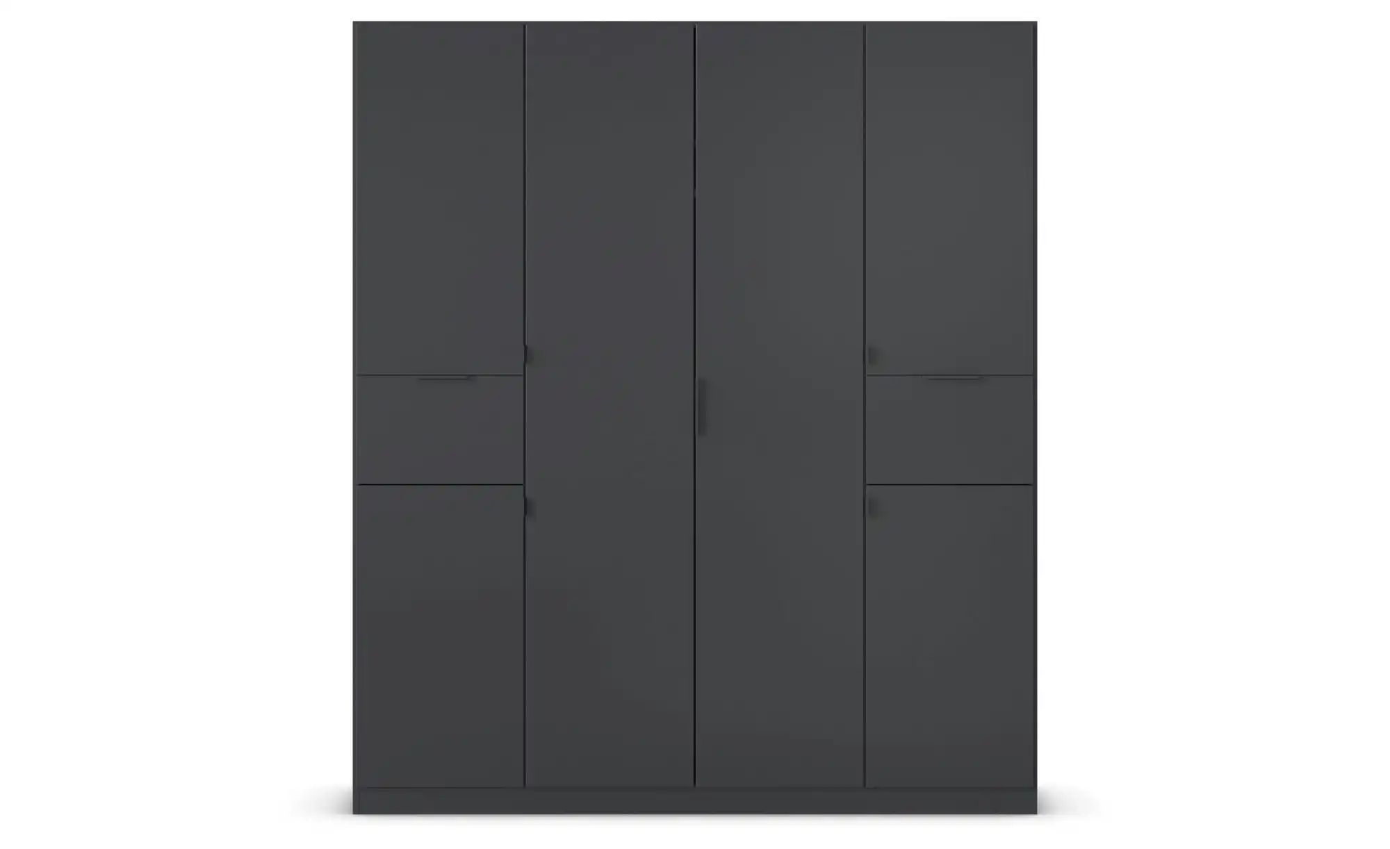 Drehtürenschrank  Thurso ¦ schwarz ¦ Maße (cm): B: 181 H: 210 Schränke > Kl günstig online kaufen