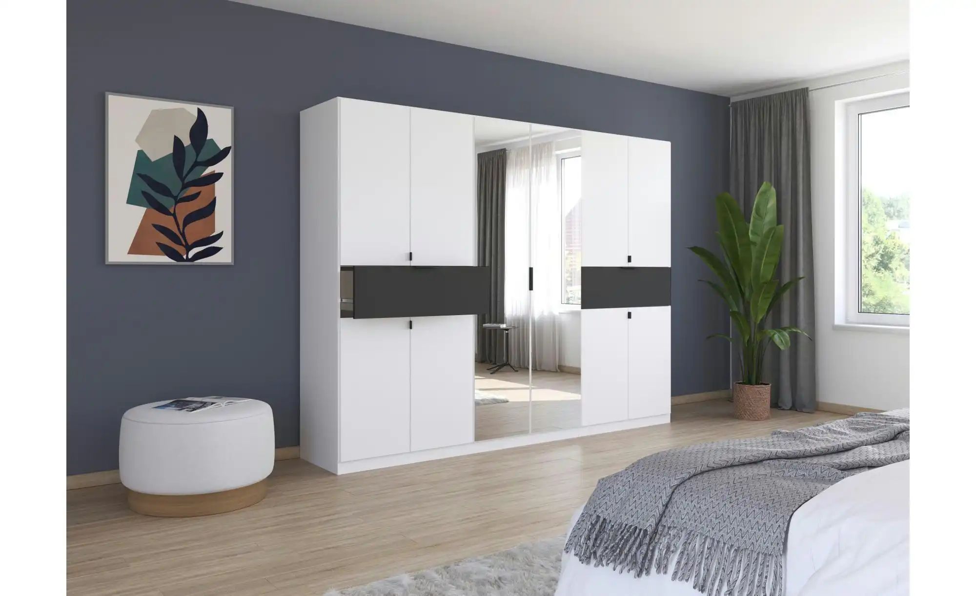 Thumbnail - Drehtürenschrank Thurso ¦ weiß ¦ Maße (cm): B: 271 H: 210 Schränke > Kleiderschränke > Drehtürenschränke - Höffner