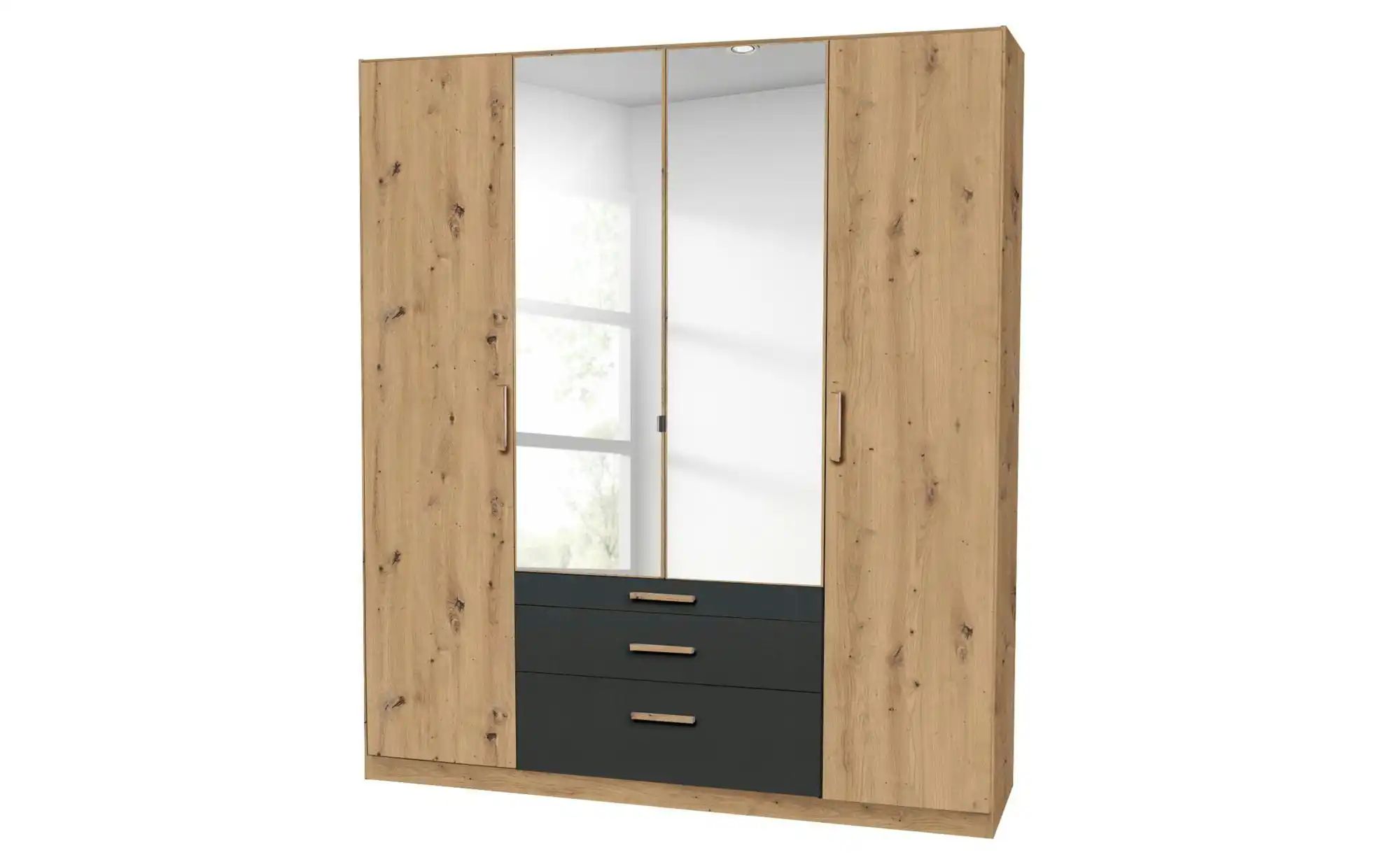 Drehtürenschrank  Moffat ¦ holzfarben ¦ Maße (cm): B: 181 H: 210 Schränke > günstig online kaufen
