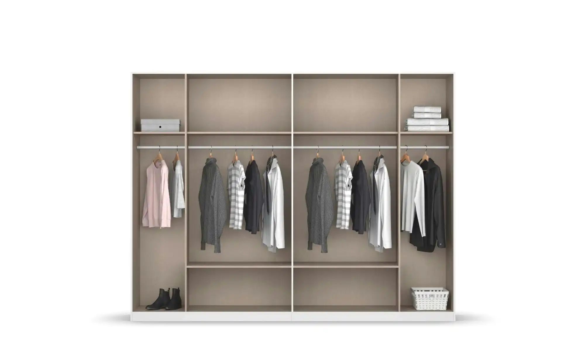 Drehtürenschrank  Moffat ¦ holzfarben ¦ Maße (cm): B: 271 H: 210 Schränke > günstig online kaufen