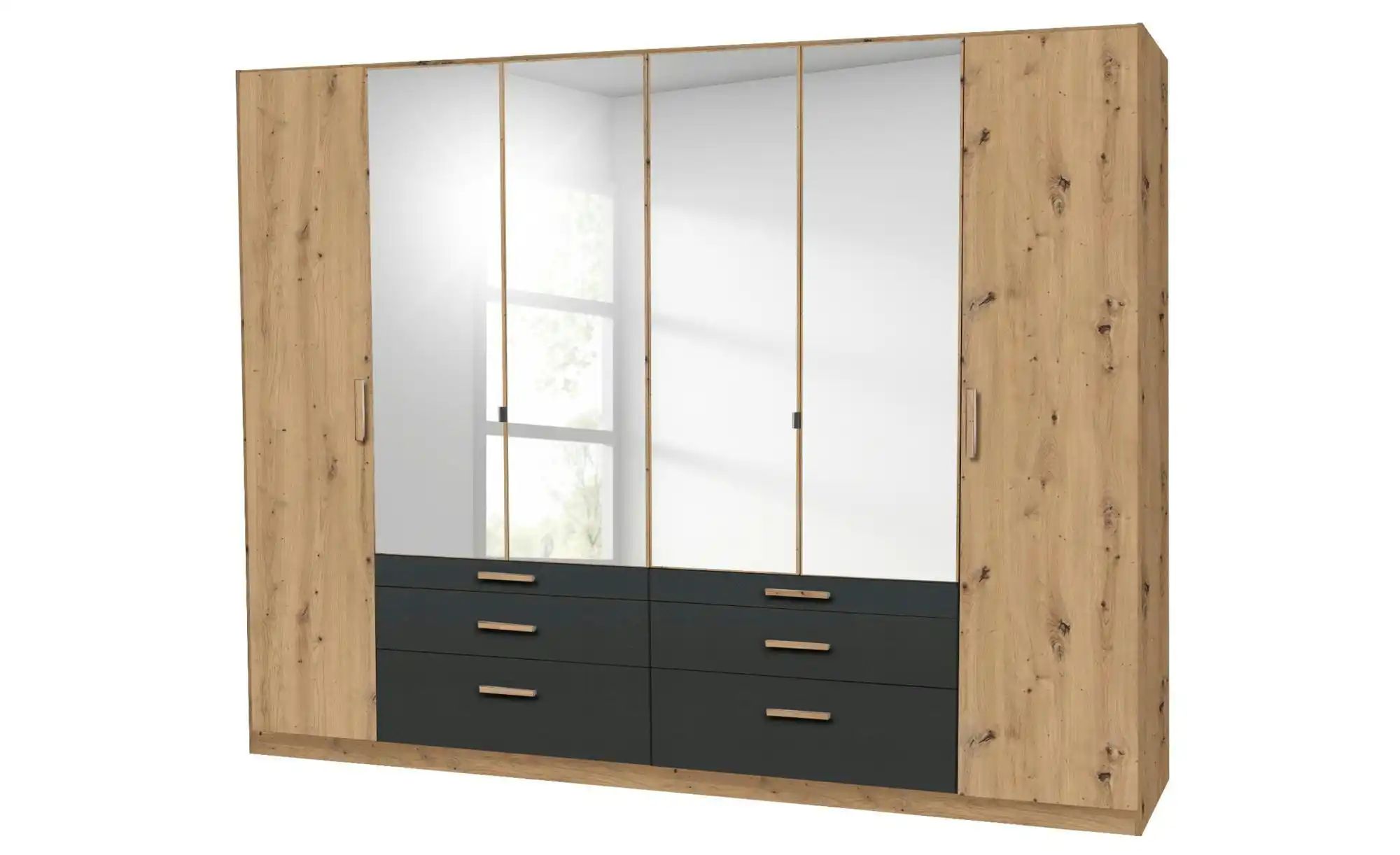 Drehtürenschrank  Moffat ¦ holzfarben ¦ Maße (cm): B: 271 H: 210 Schränke > günstig online kaufen