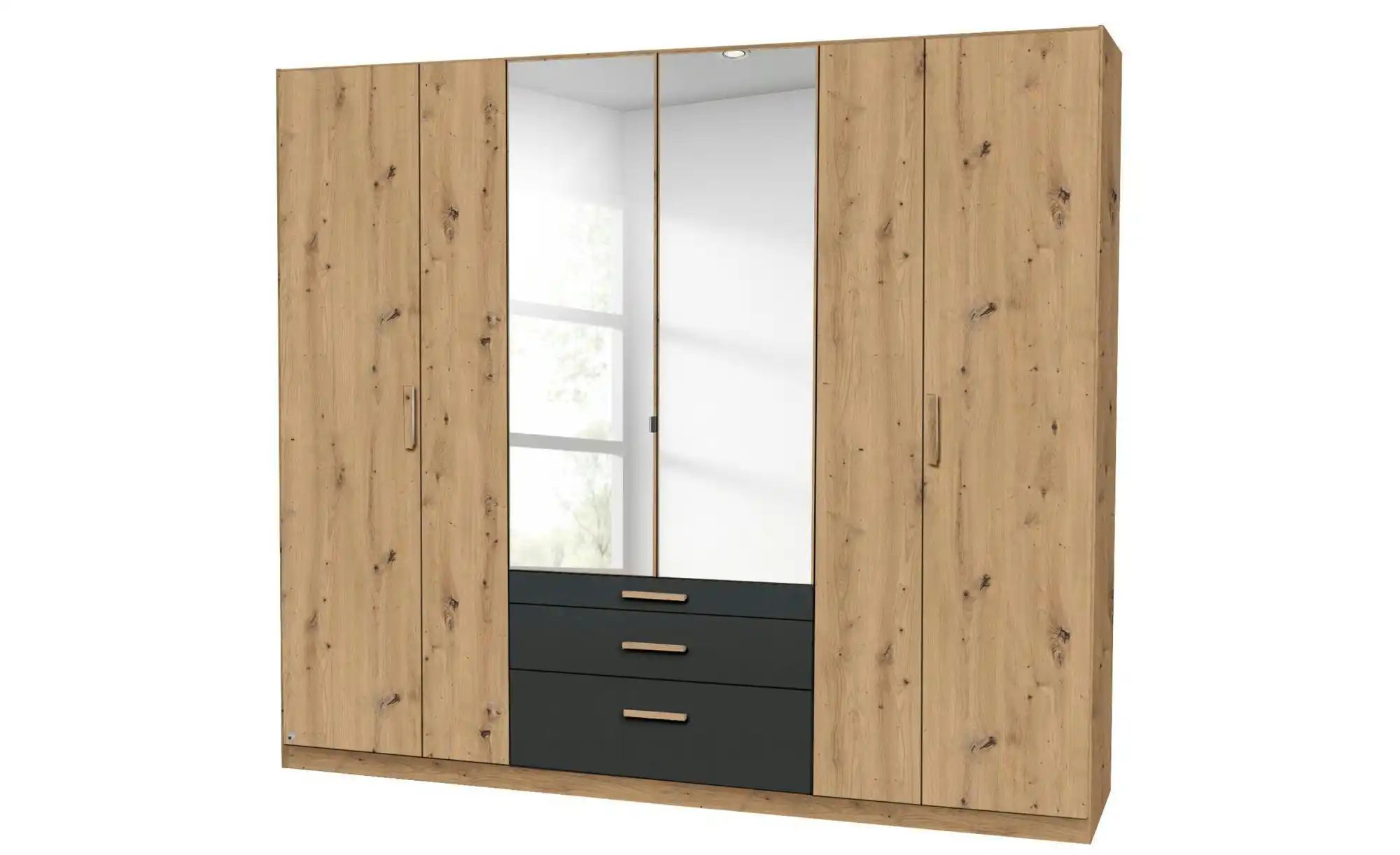 Drehtürenschrank  Moffat ¦ holzfarben ¦ Maße (cm): B: 226 H: 210 Schränke > günstig online kaufen