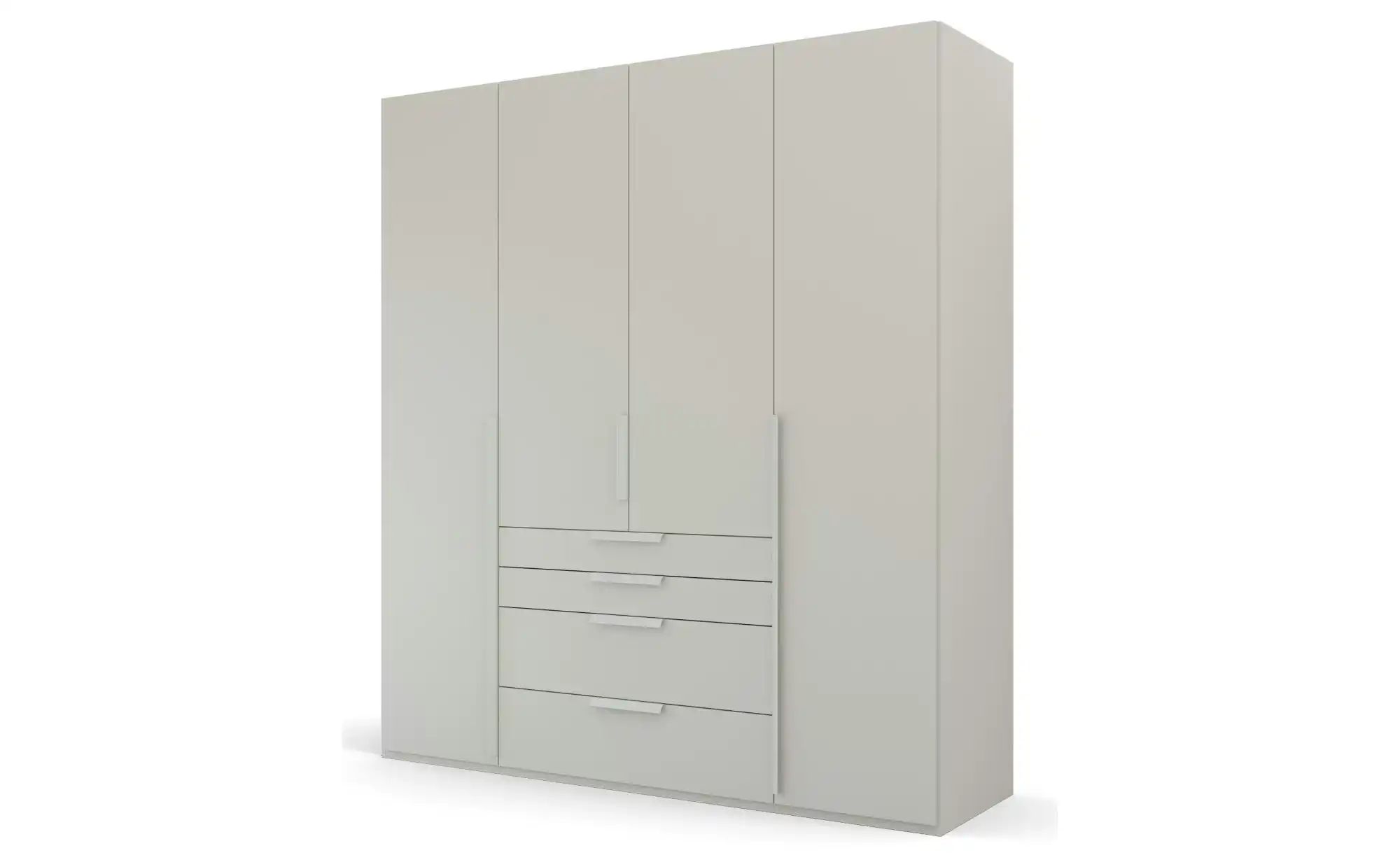 Drehtürenschrank  Port Talbot ¦ grau ¦ Maße (cm): B: 201 H: 223 Schränke > günstig online kaufen
