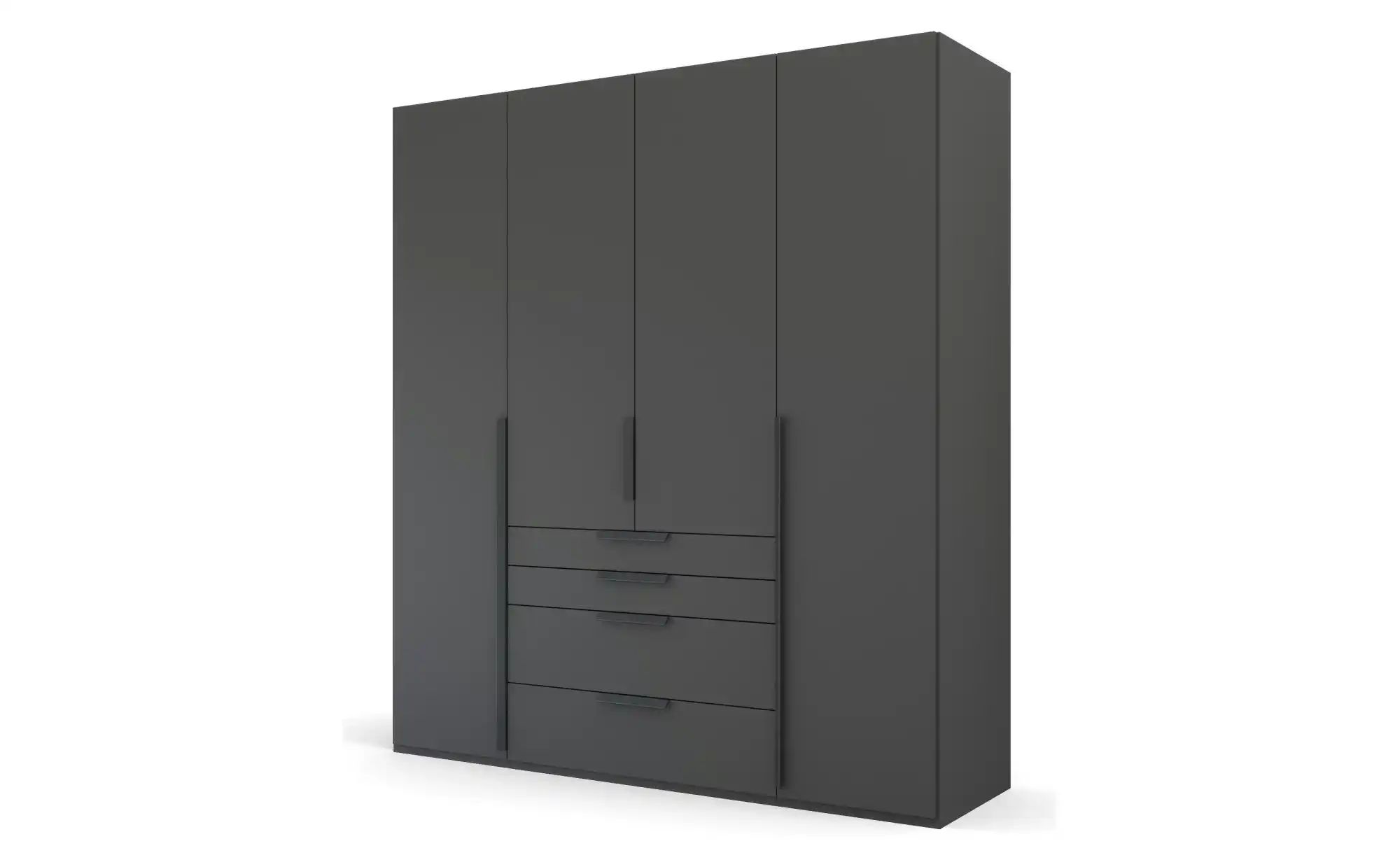 Drehtürenschrank  Port Talbot ¦ schwarz ¦ Maße (cm): B: 201 H: 223 Schränke günstig online kaufen