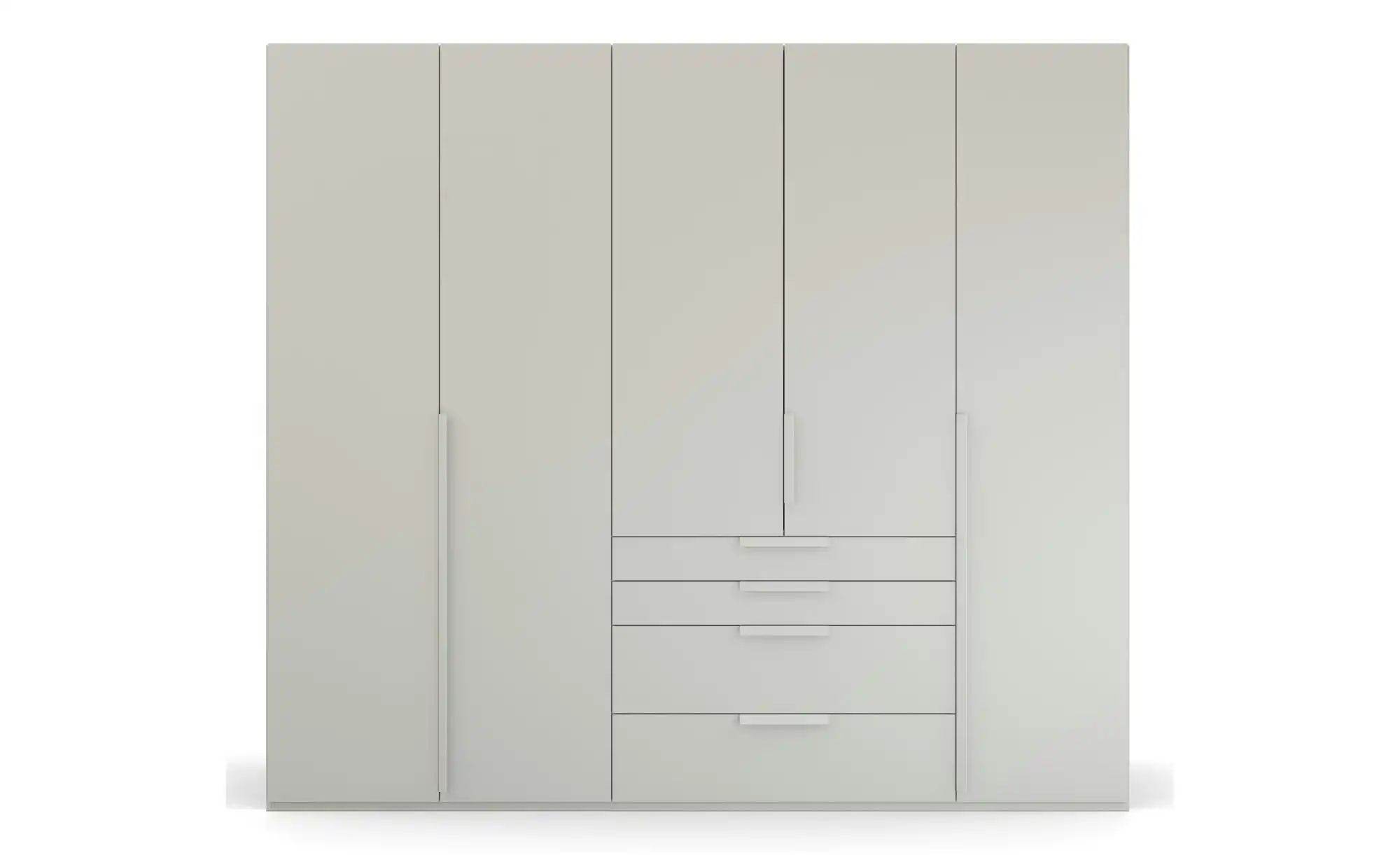 Drehtürenschrank  Port Talbot ¦ grau ¦ Maße (cm): B: 251 H: 223 Schränke > günstig online kaufen