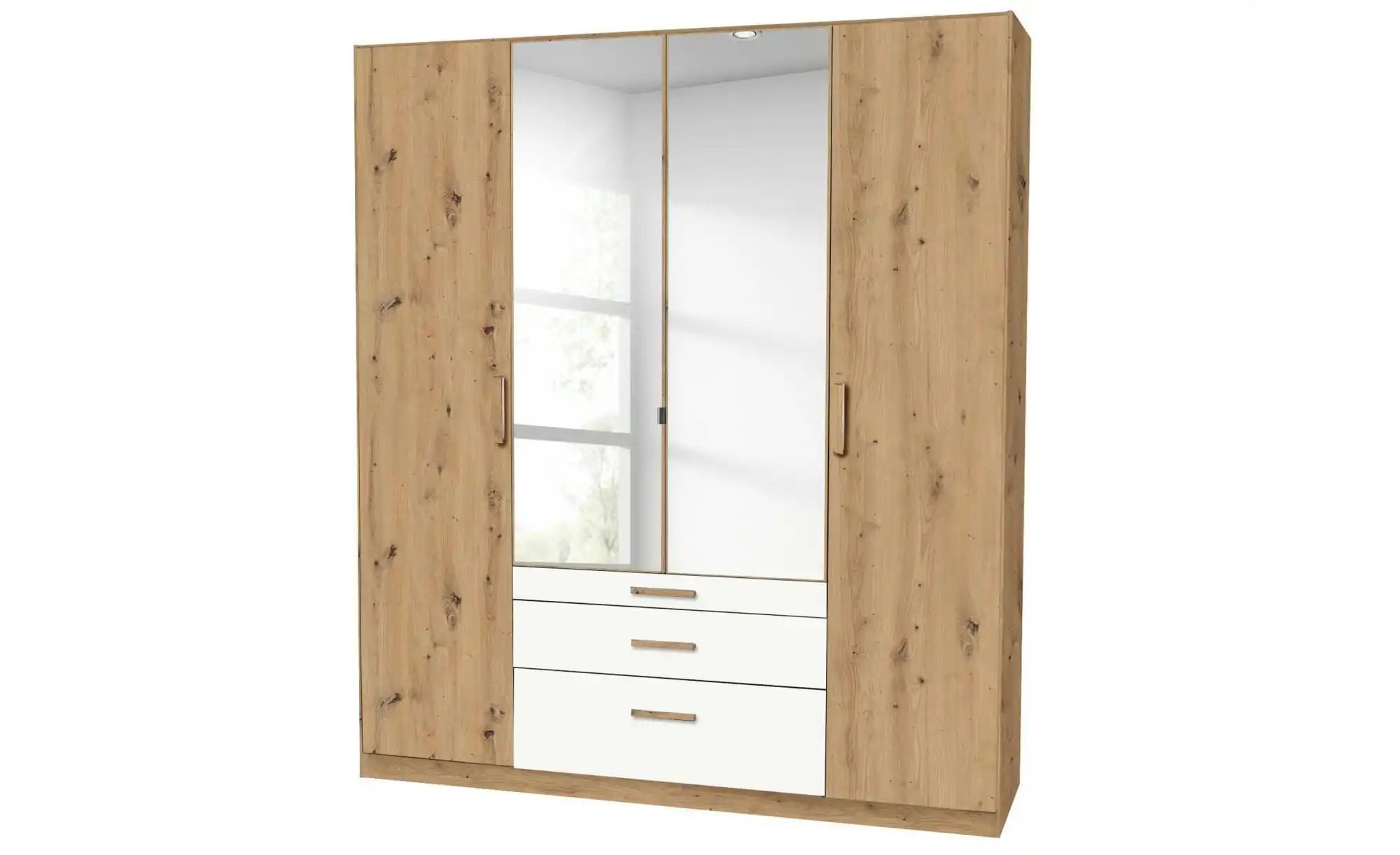 Drehtürenschrank  Moffat ¦ holzfarben ¦ Maße (cm): B: 181 H: 210 Schränke > günstig online kaufen