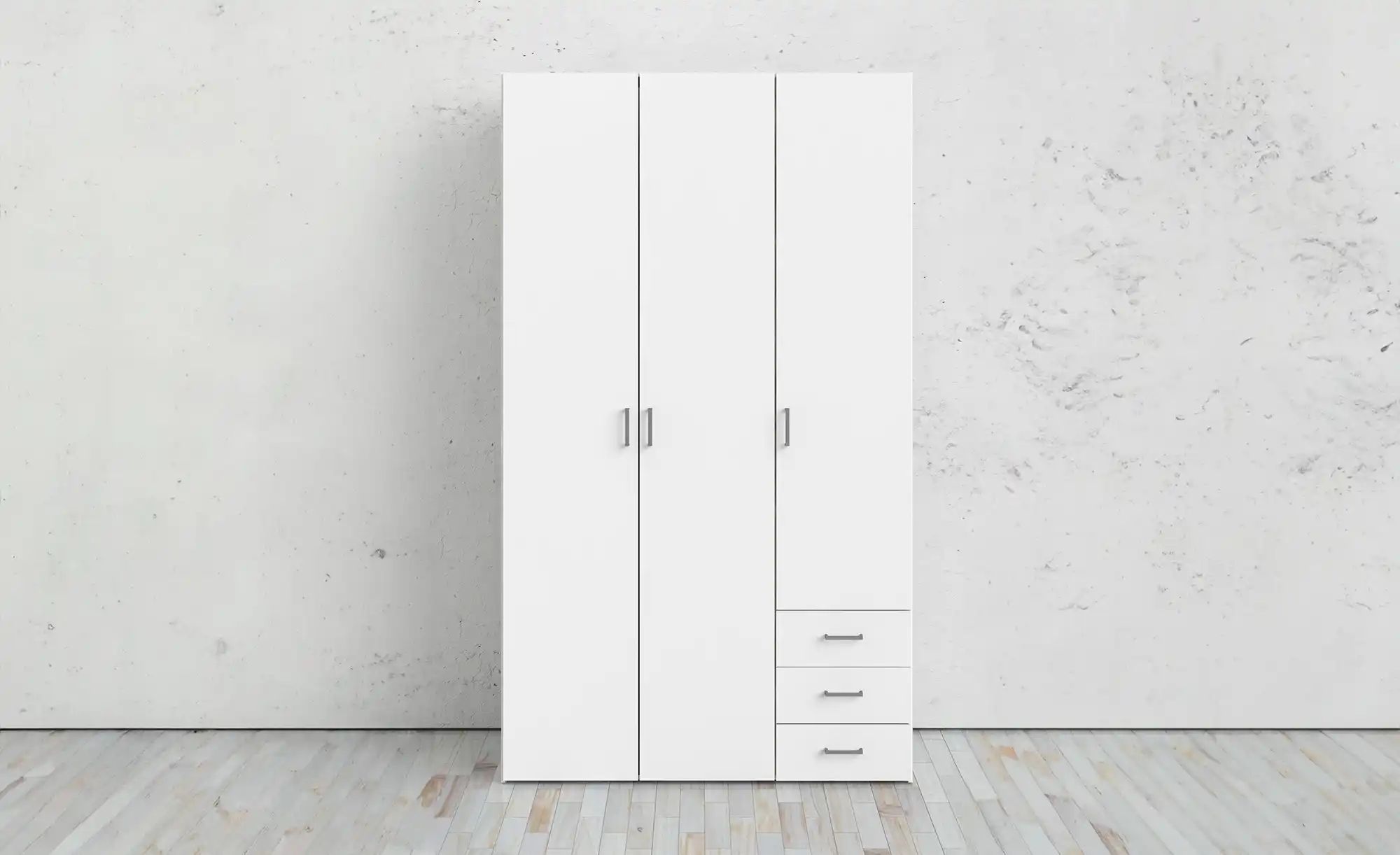 Drehtürenschrank  Spalding ¦ weiß ¦ Maße (cm): B: 115,8 H: 200,4 T: 49.5 Sc günstig online kaufen