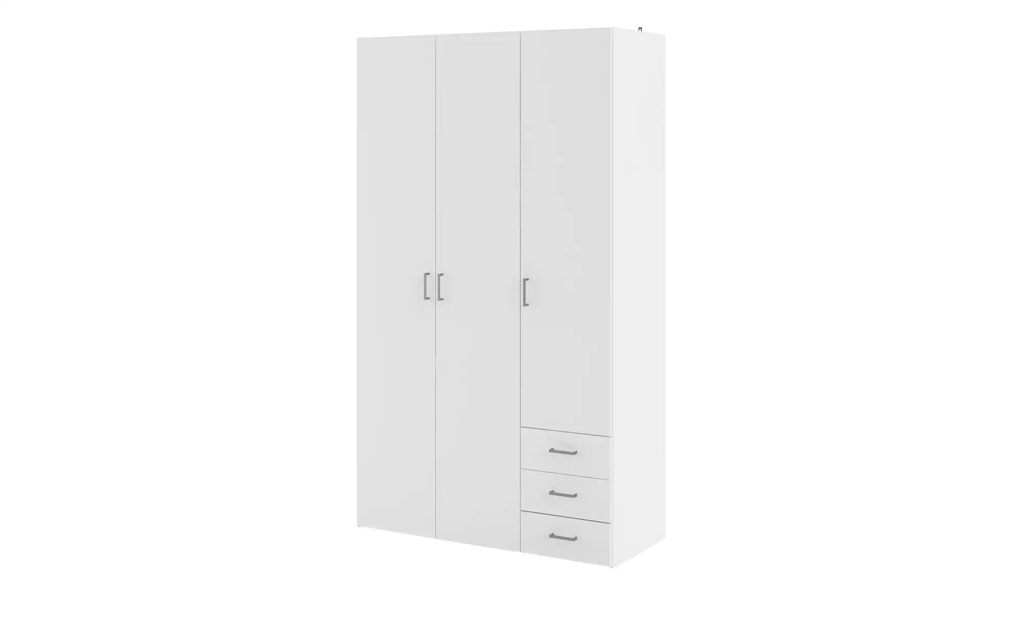 Drehtürenschrank  Spalding ¦ weiß ¦ Maße (cm): B: 115,8 H: 200,4 T: 49.5 Sc günstig online kaufen