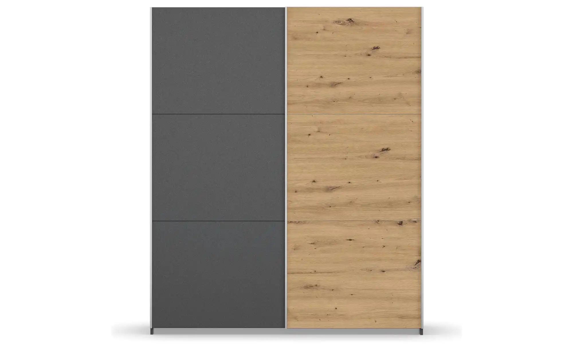 Schwebetürenschrank  Acton ¦ grau ¦ Maße (cm): B: 175 H: 210 Schränke > Kle günstig online kaufen