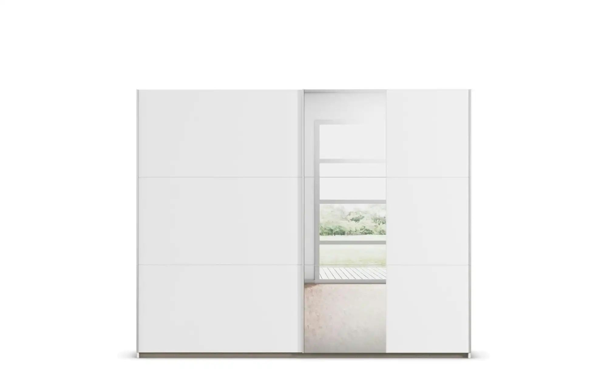 Schwebetürenschrank  Acton ¦ weiß ¦ Maße (cm): B: 261 H: 210 Schränke > Kle günstig online kaufen